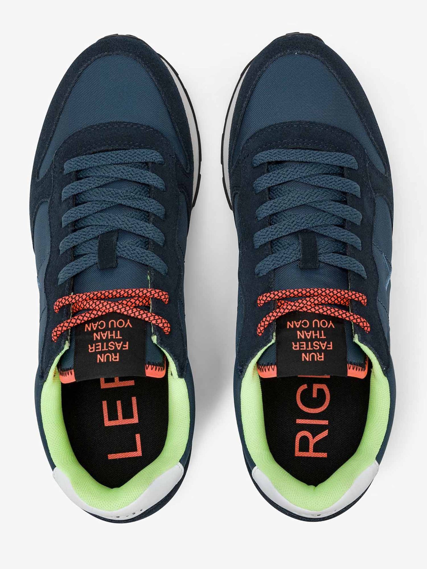 Sun68 Tom Fluo, sneakers uomo blu dallo stile innovativo