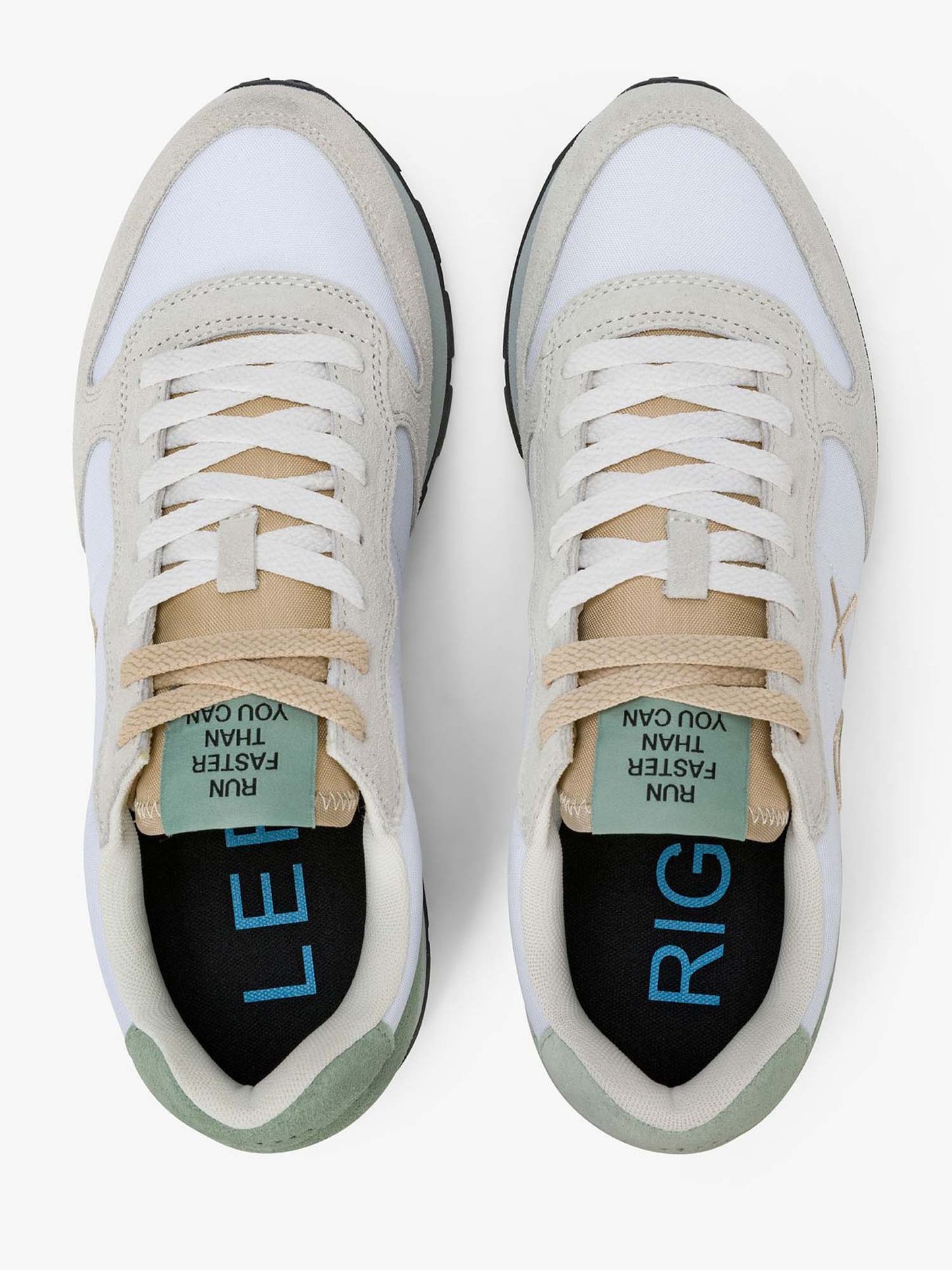 Sun68 Tom Multicolor, sneakers casual da uomo bianche