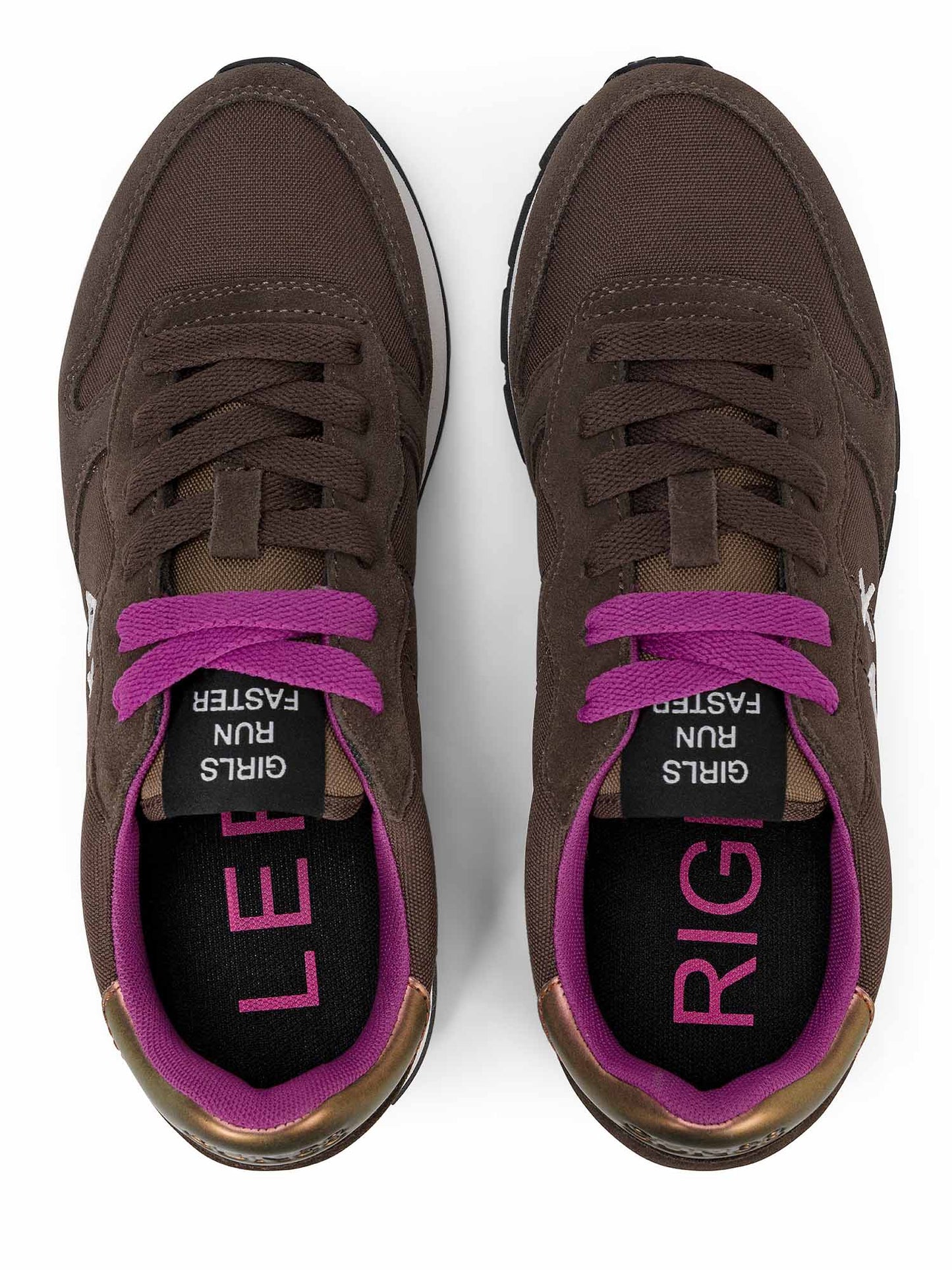 Sun68 Ally Solid, sneakers da donna marroni