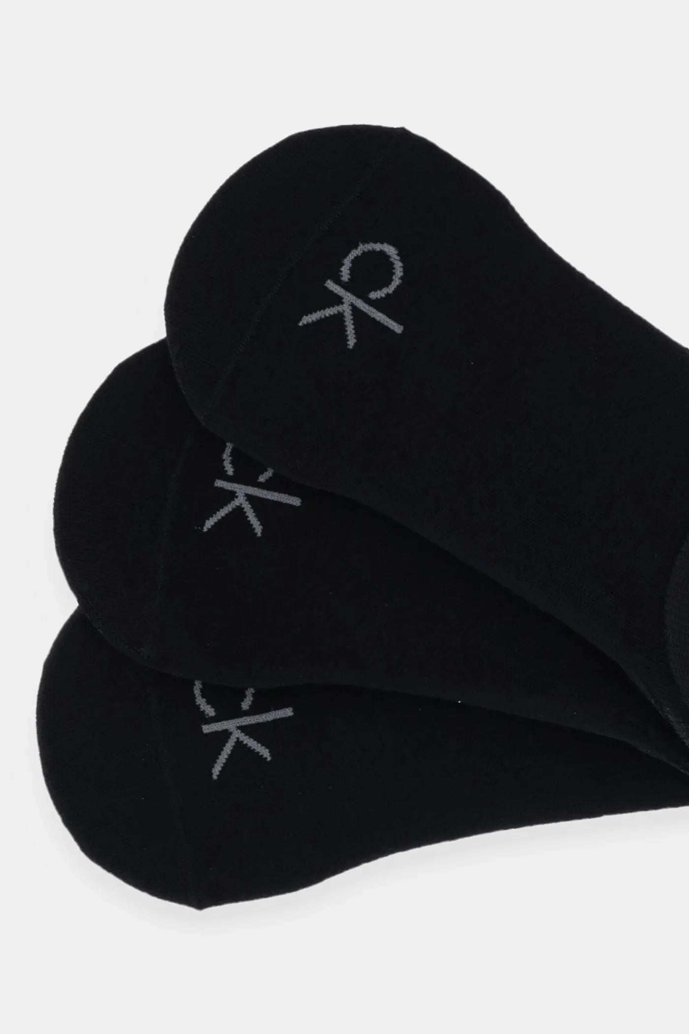 Set da 3 paia di calze sportive Calvin Klein unisex nere