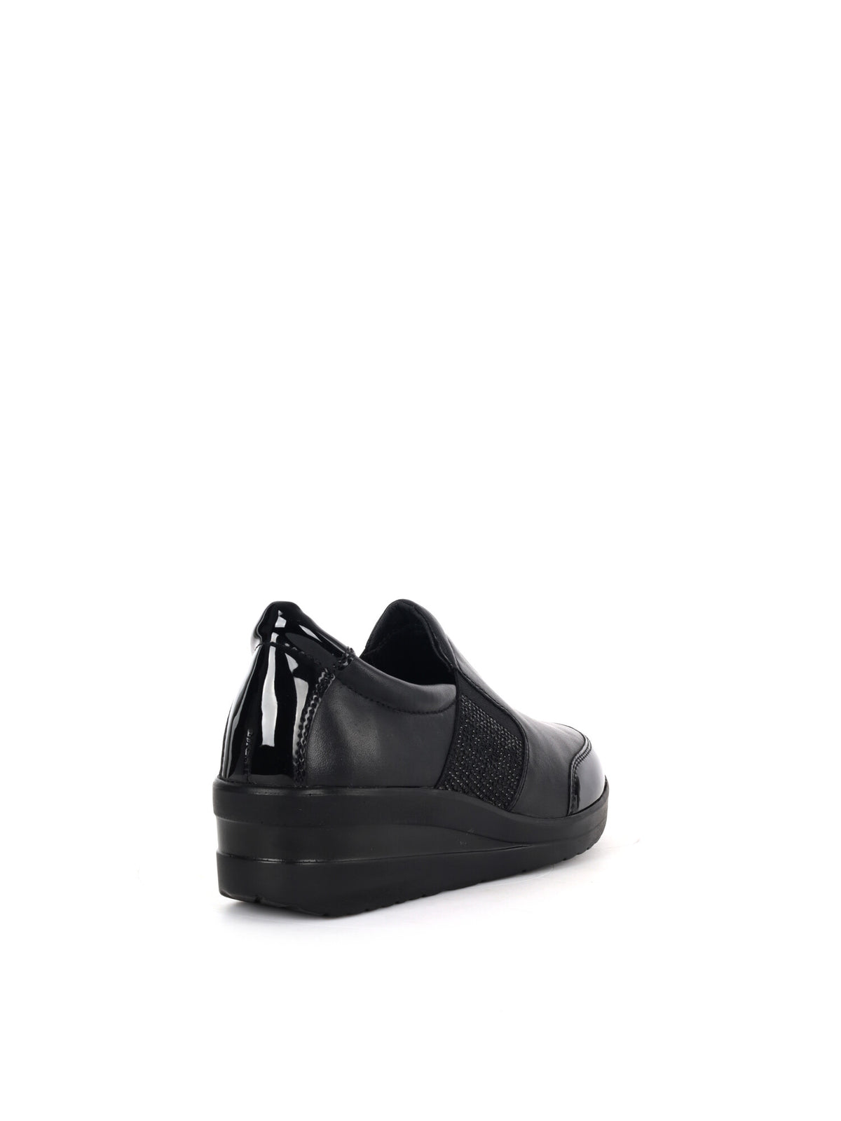 Shoelab 7371 Ruco Black, mocassino da donna nero