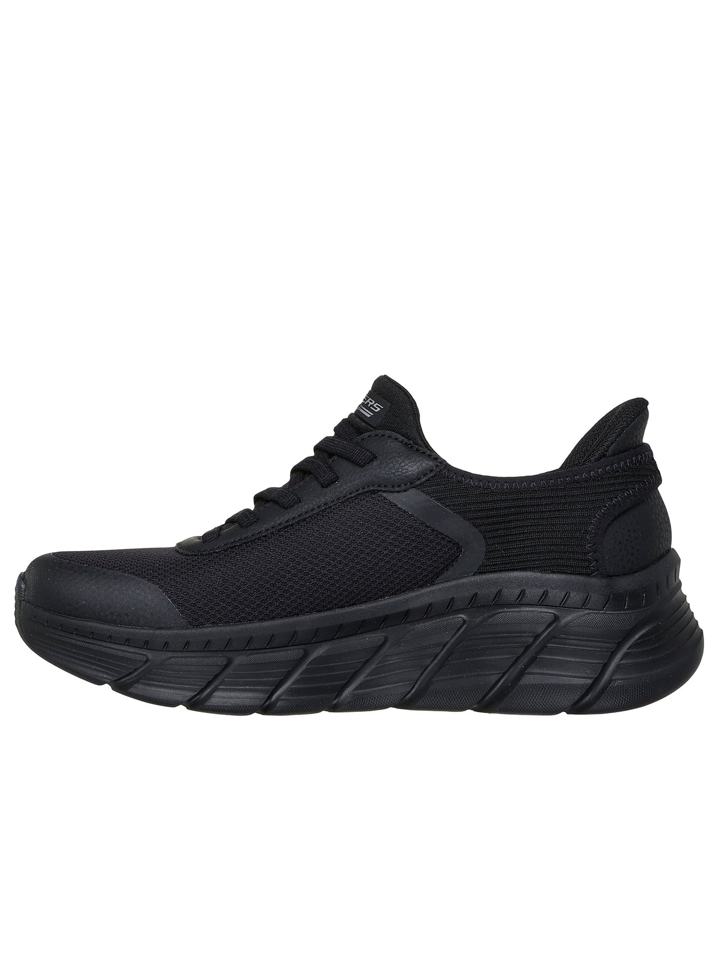 SLIP-INS BOBS SPORT FLEX SKECHERS DA DONNA NERO