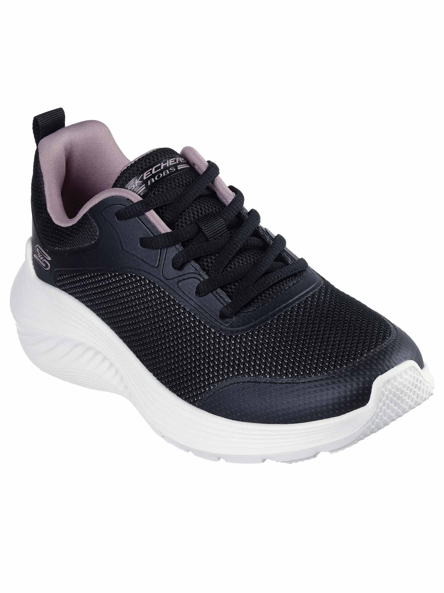SNEAKERS BOBS SQUAD SKECHERS DONNA NERO ROSA