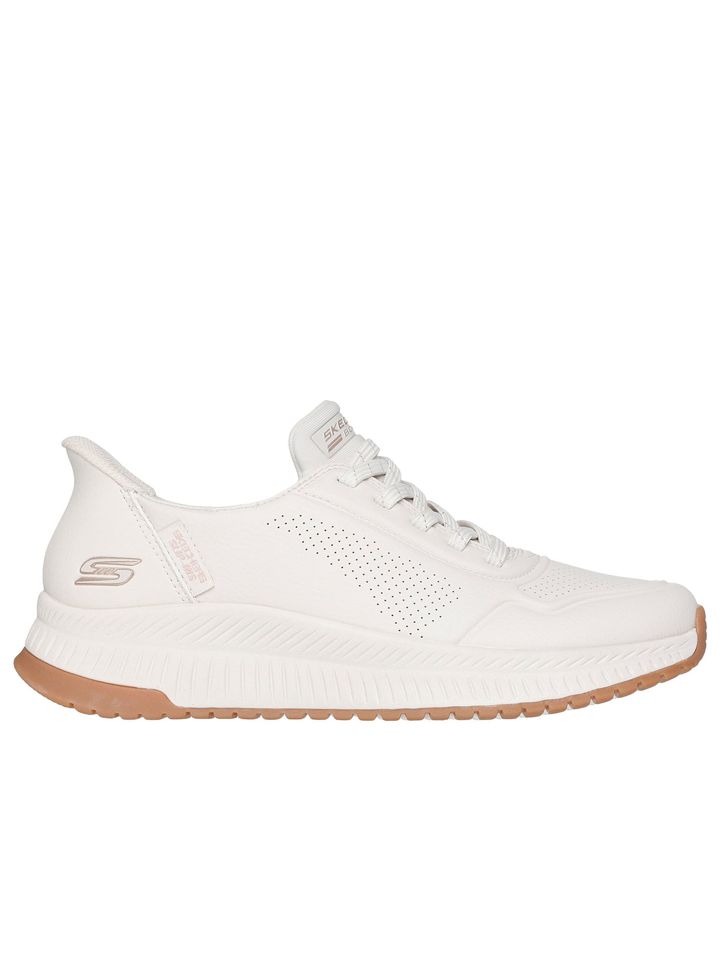 SLIP-INS BOBS SQUAD SKECHERS DA DONNA BIANCO