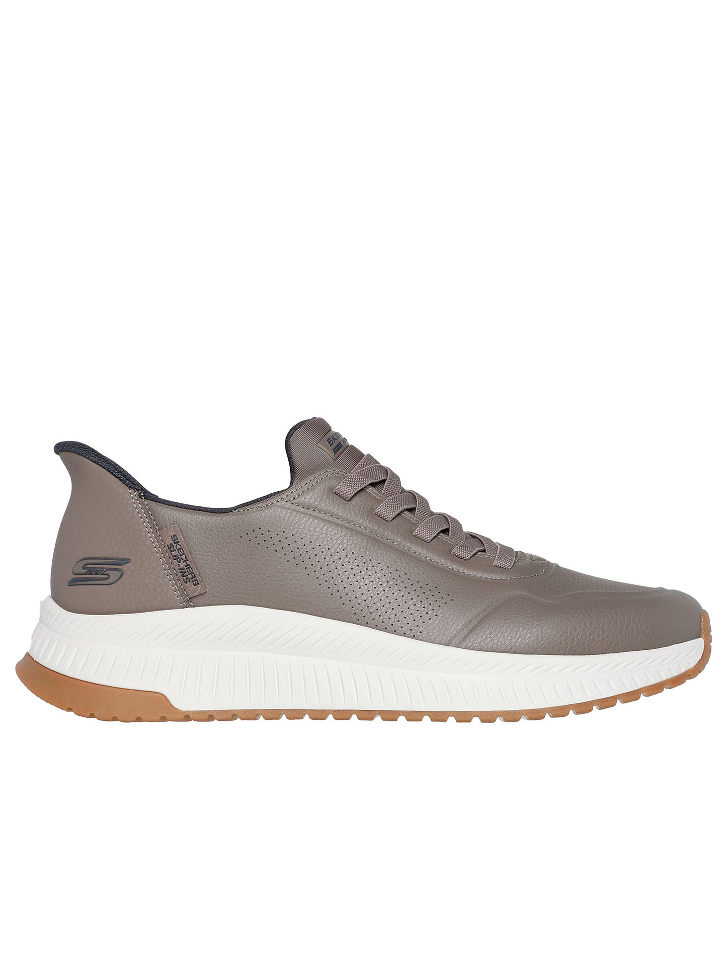 SLIP-INS SQUAD 4 DIRECT STEP SKECHERS DA UOMO TAUPE