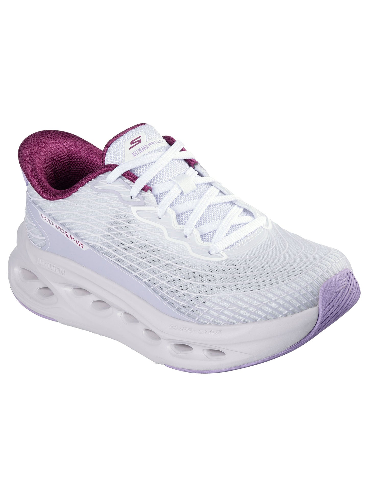 SLIP-INS MAX CUSHIONING SKECHERS DA DONNA BIANCO
