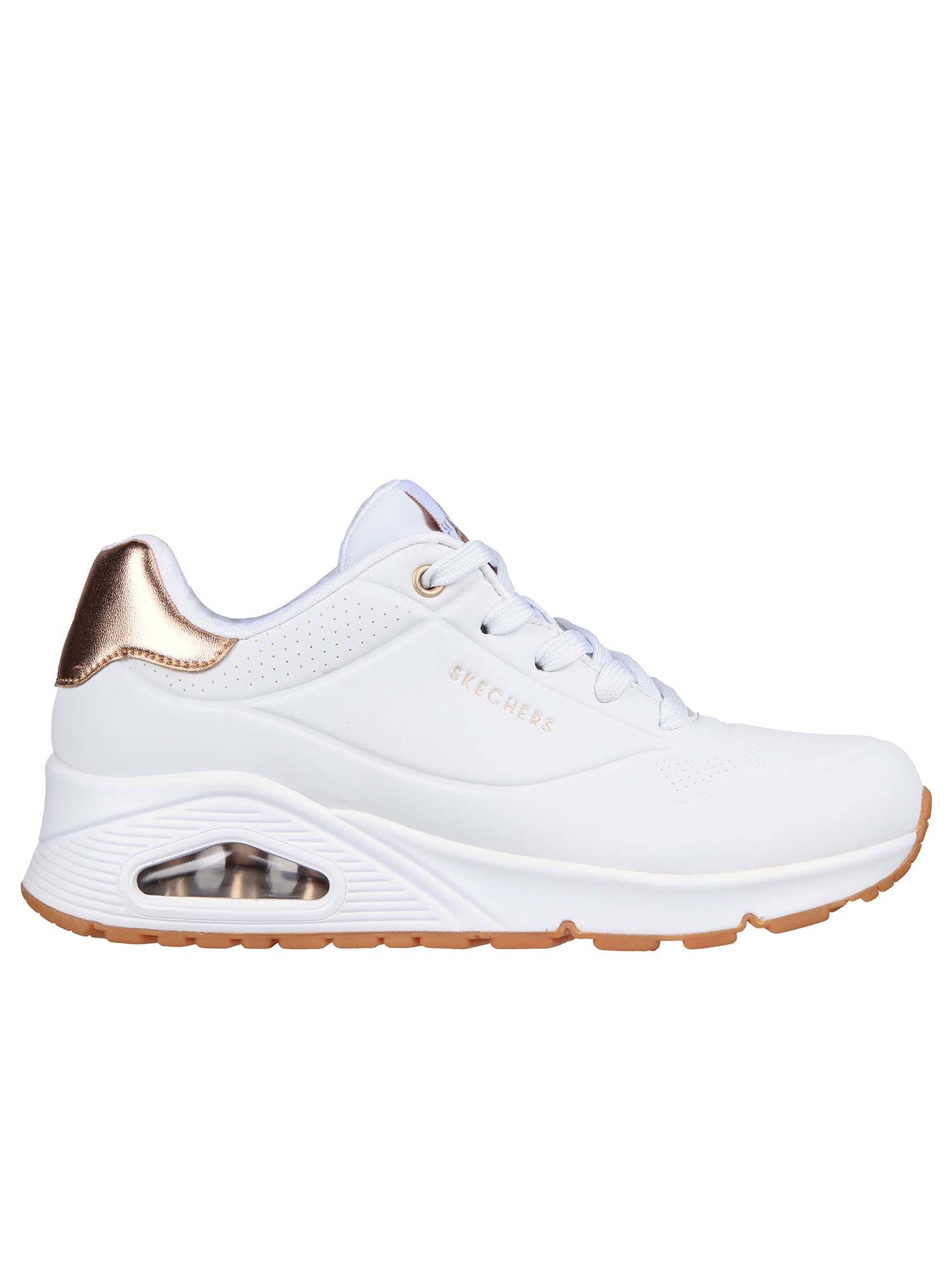 SNEAKERS UNO GOLDEN AIR SKECHERS DA DONNA BIANCO