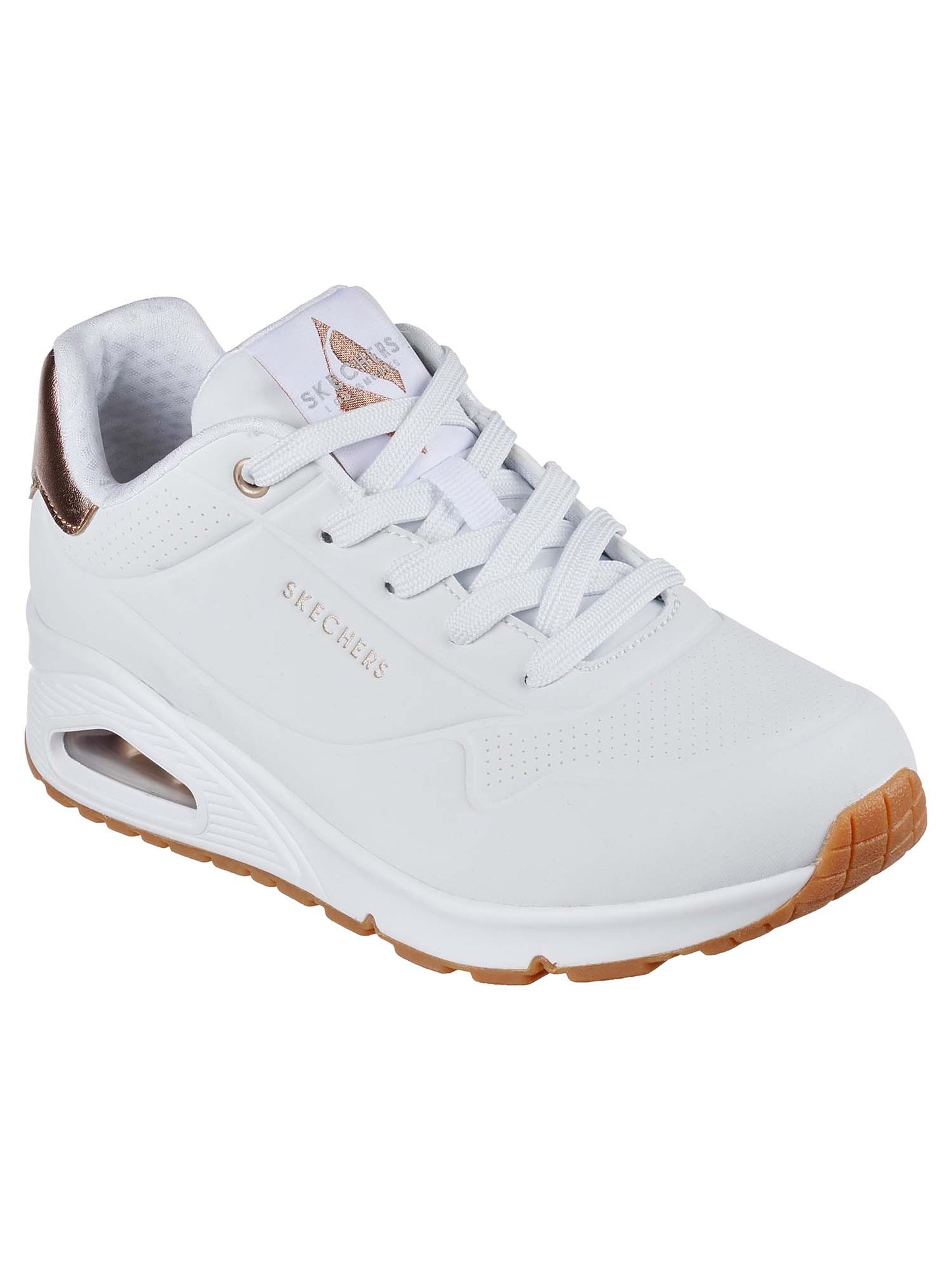 SNEAKERS UNO GOLDEN AIR SKECHERS DA DONNA BIANCO