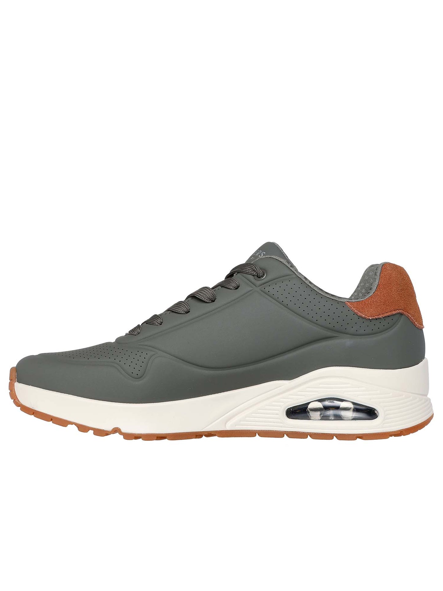 SNEAKERS UNO SUITED ON AIR SKECHERS  DA UOMO OLIVA