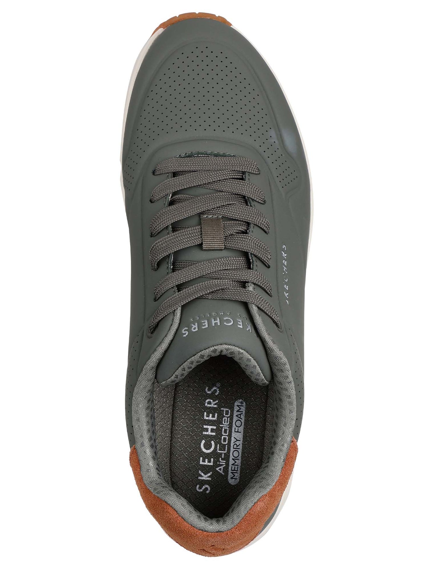 SNEAKERS UNO SUITED ON AIR SKECHERS  DA UOMO OLIVA