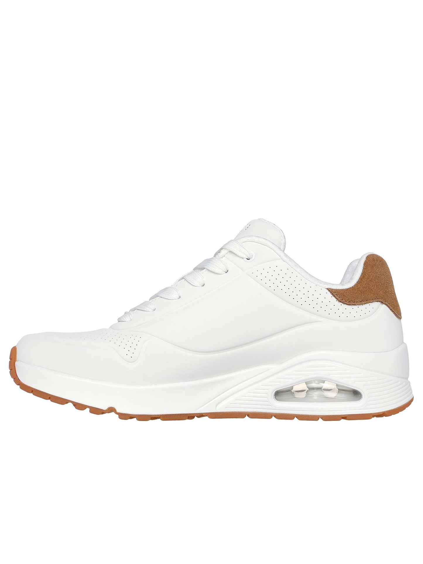 SNEAKERS UNO SUITED ON AIR SKECHERS DA UOMO BIANCO