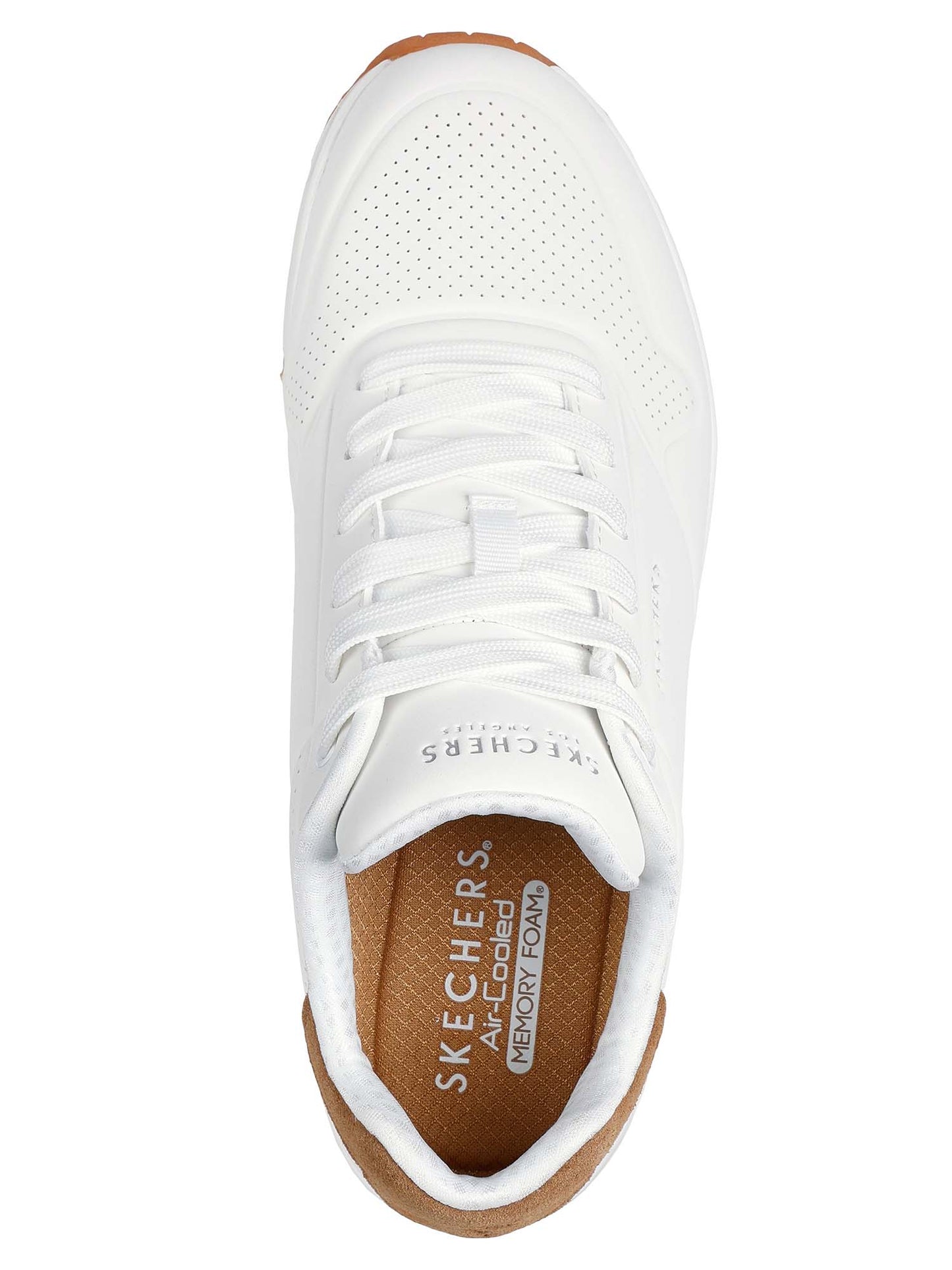 SNEAKERS UNO SUITED ON AIR SKECHERS DA UOMO BIANCO