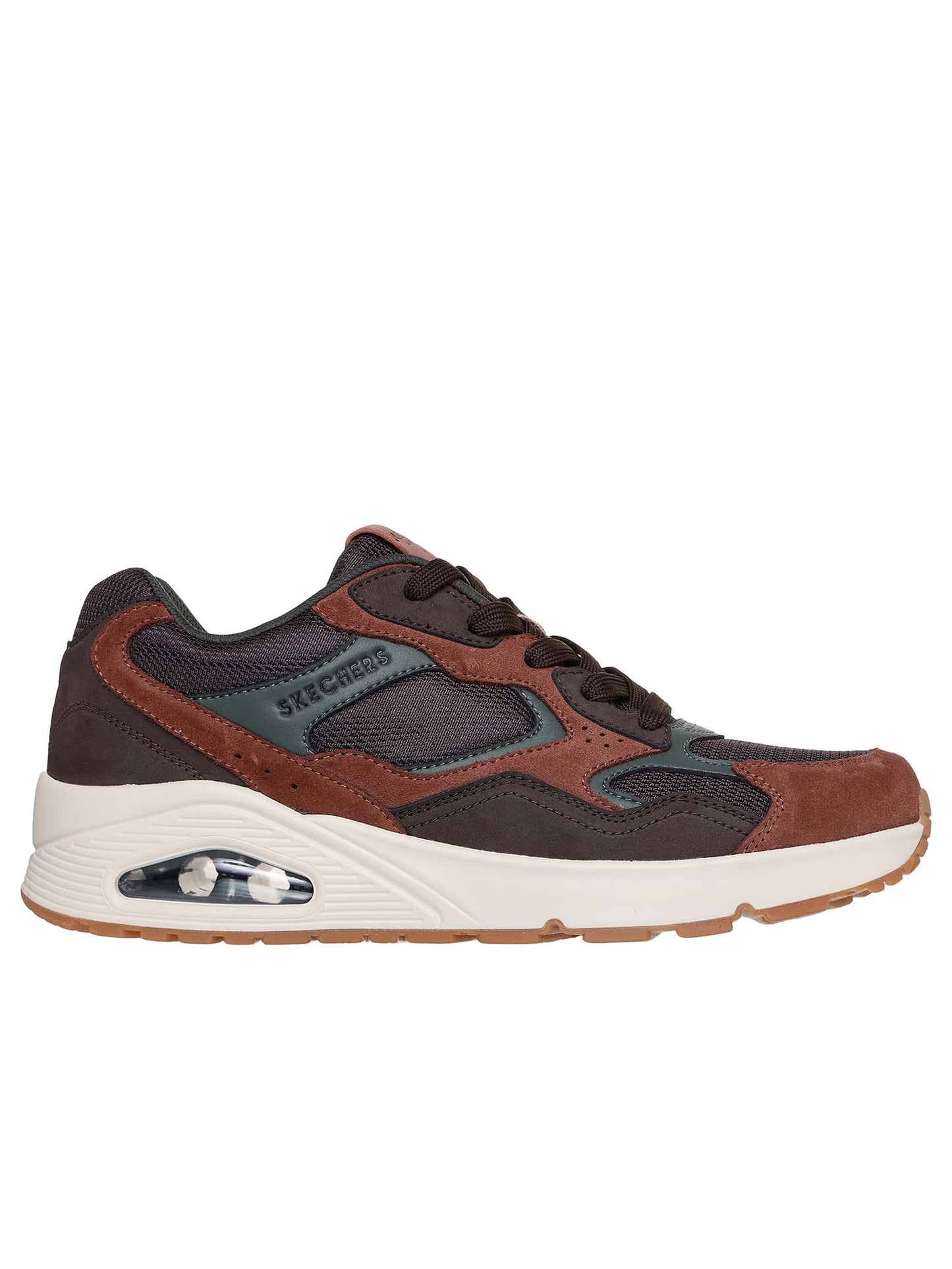 SNEAKERS UNO SKECHERS DA UOMO MARRONE