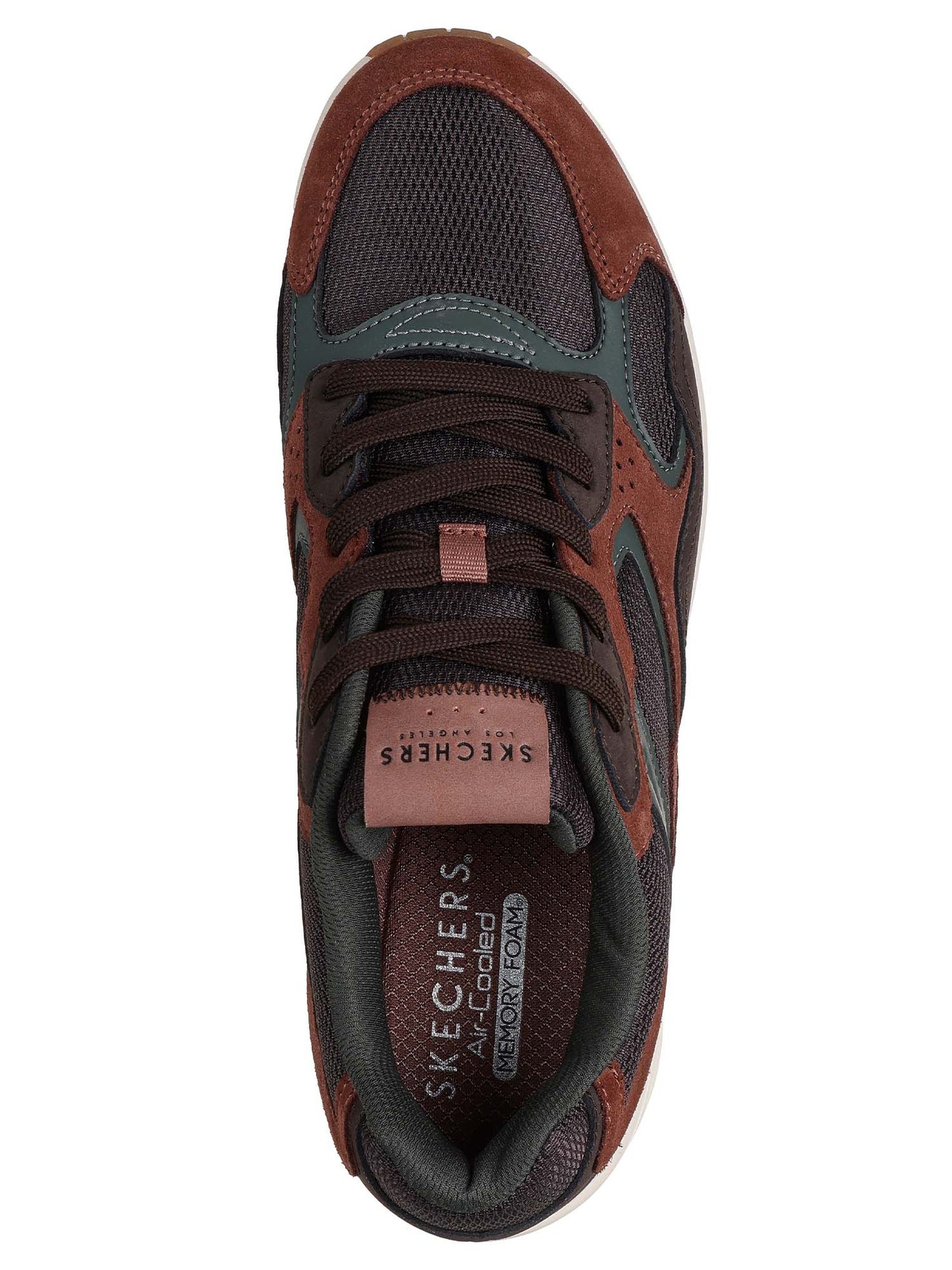 SNEAKERS UNO SKECHERS DA UOMO MARRONE
