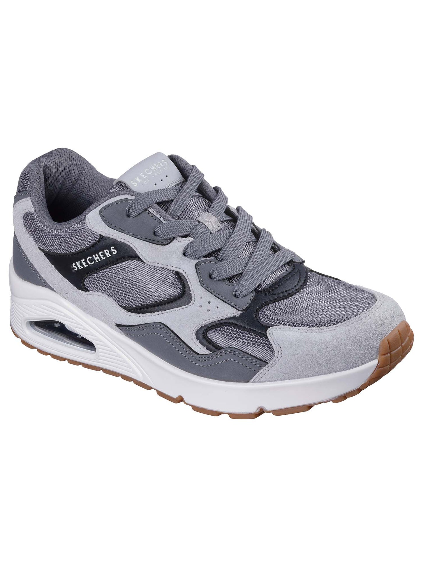 SNEAKERS UNO SKECHERS DA UOMO GRIGIO