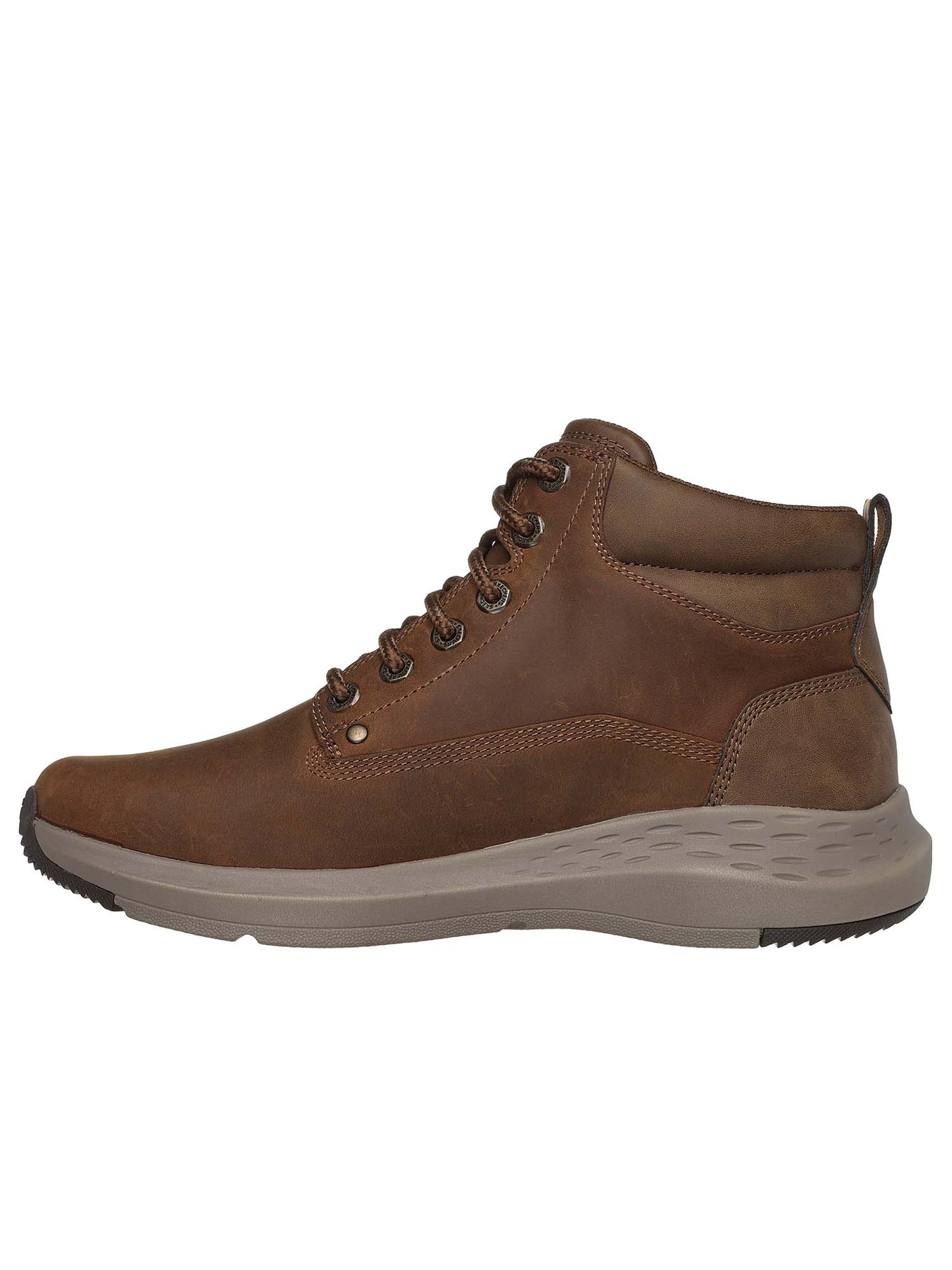 SCARPONCINO RELAXED FIT SKECHERS DA UOMO MARRONE
