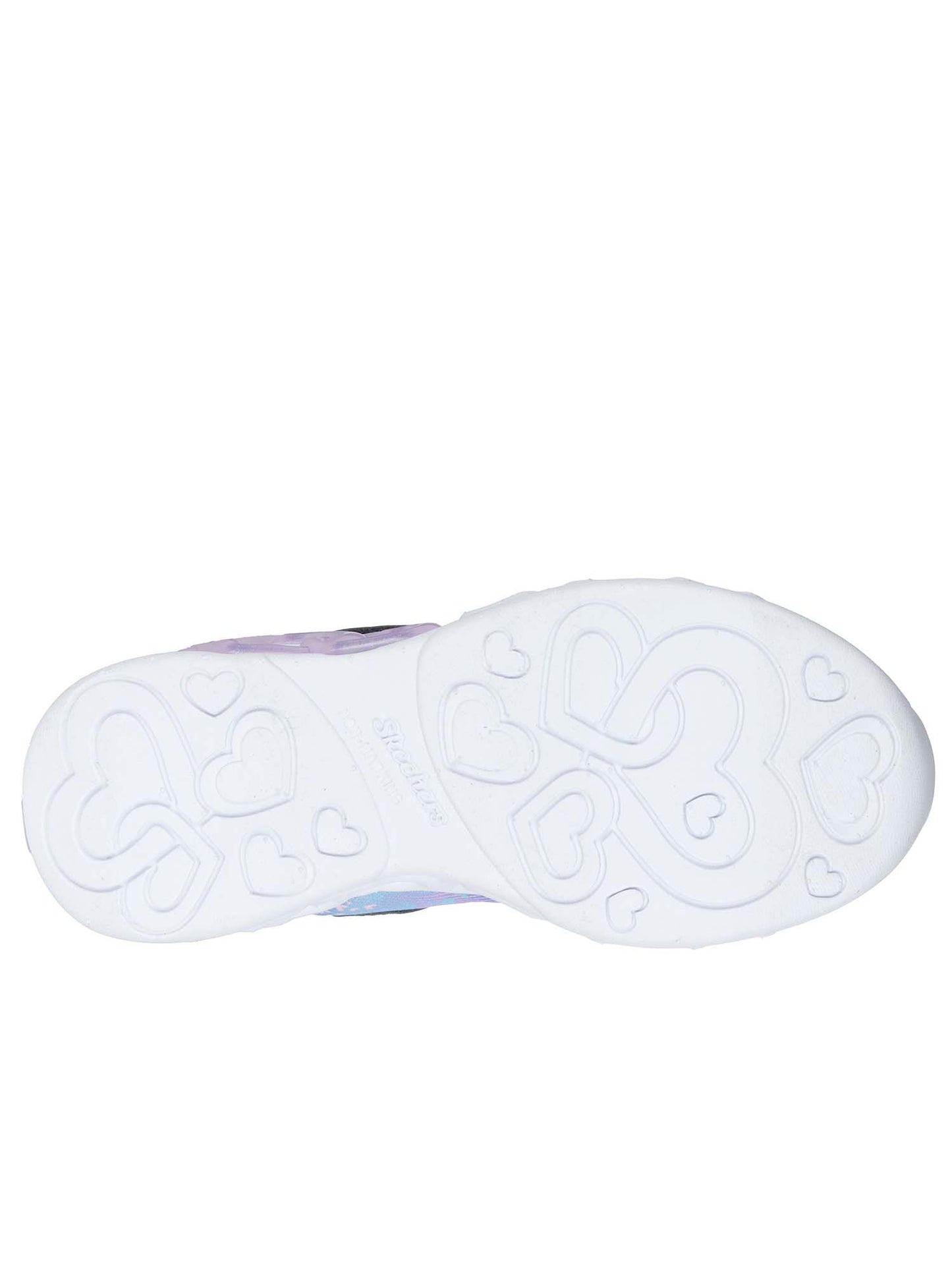 SNEAKERS INFINITE HEART LIGHTS SKECHERS DA BAMBINA BLU