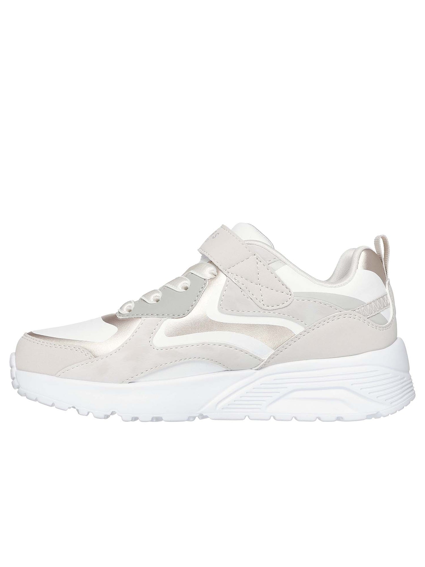 SNEAKERS UNO LITE SKECHERS DA BAMBINA NATURALE