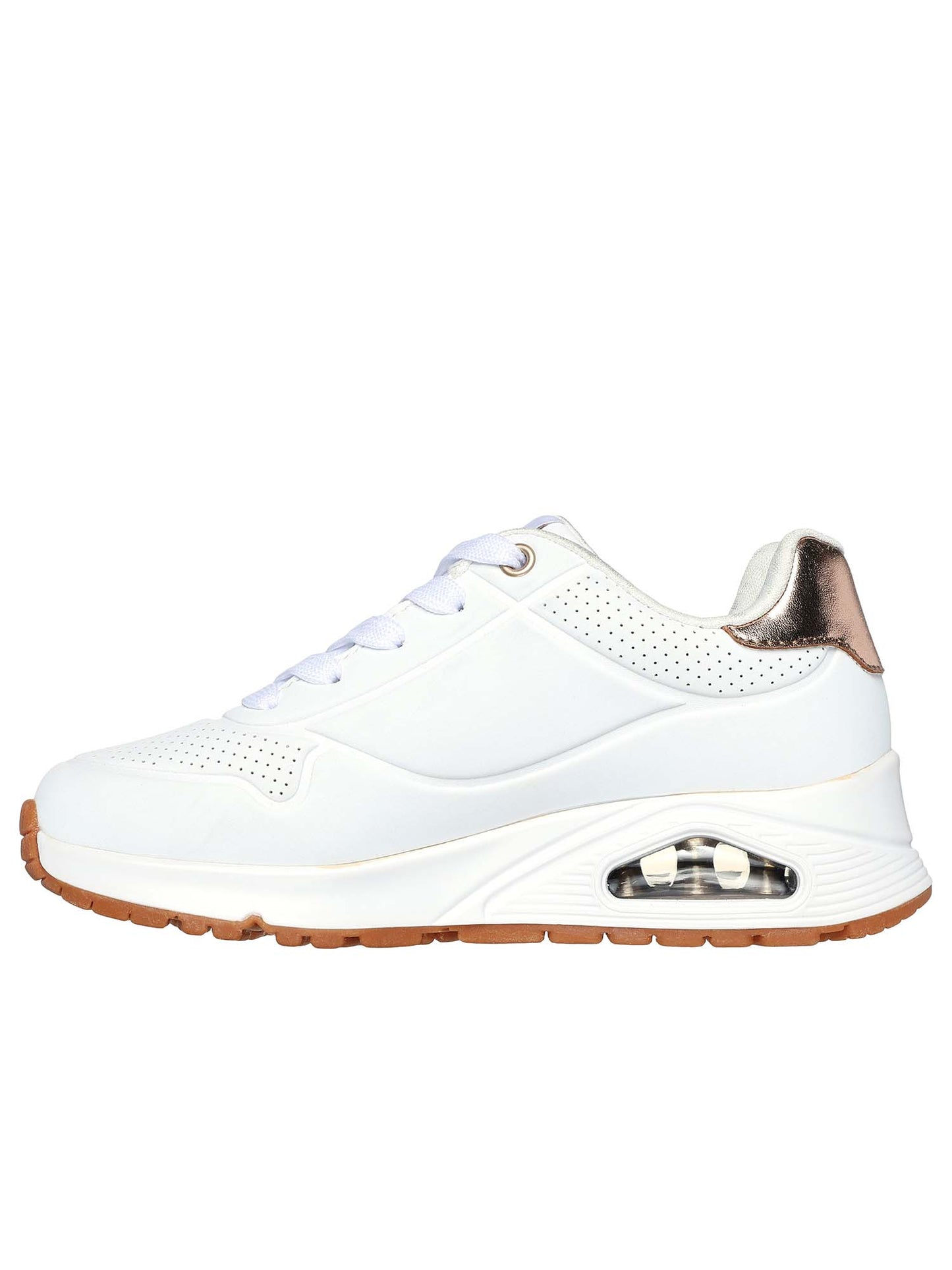 SNEAKERS UNO GEN1 SKECHERS DA RAGAZZA BIANCO ORO