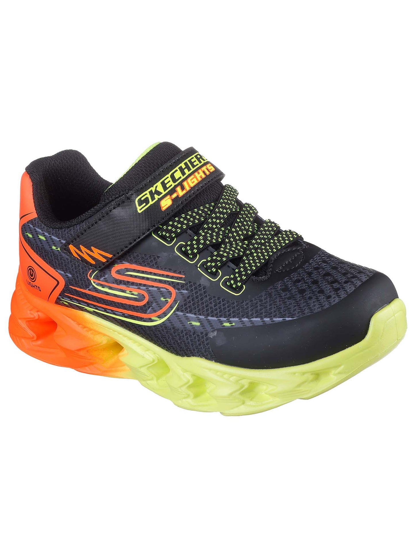 SNEAKERS CON LUCI VORTEX 2.0 SKECHERS DA BAMBINO NERO