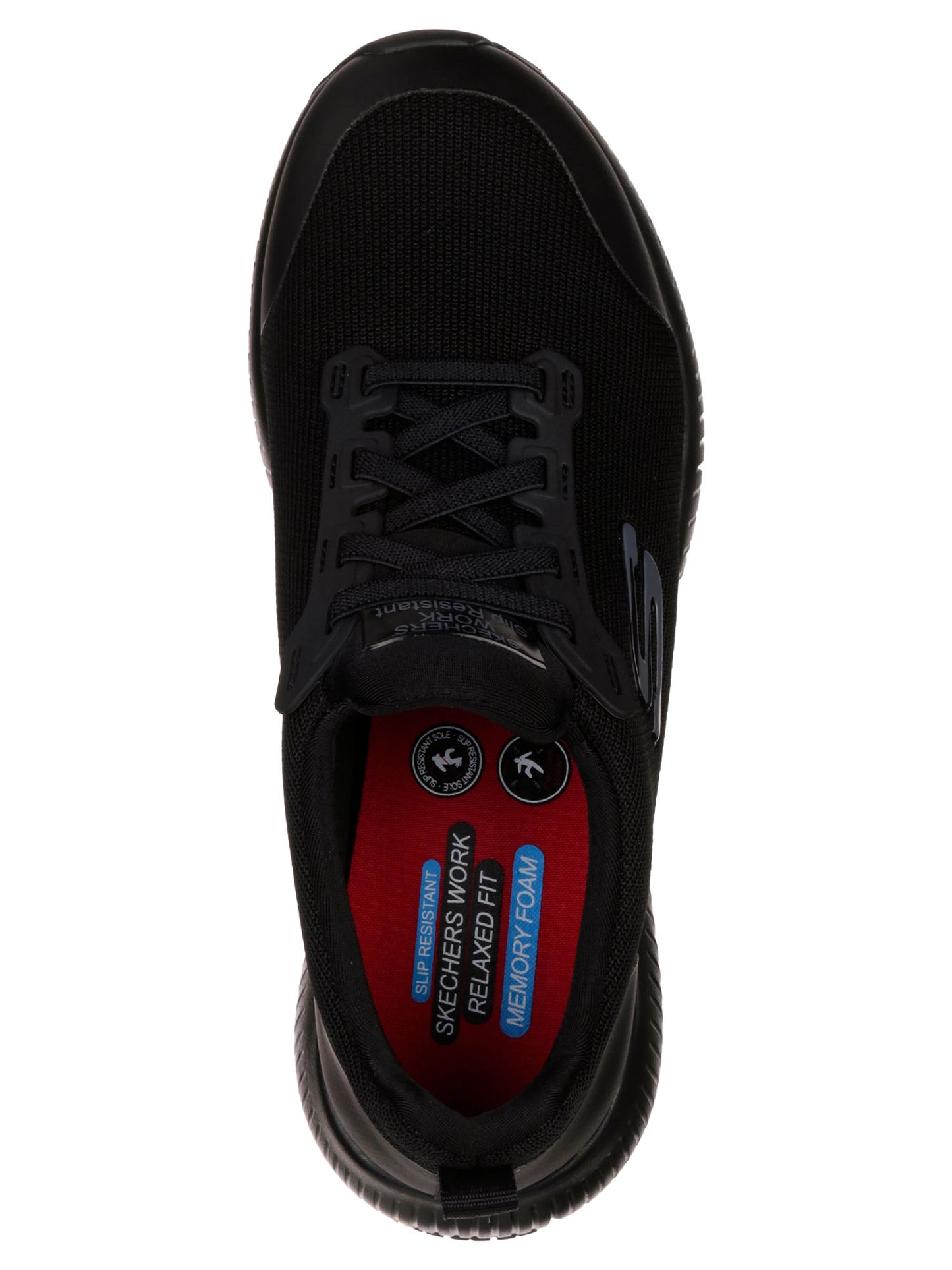 SNEAKERS WORK SQUAD SKECHERS DA DONNA NERO