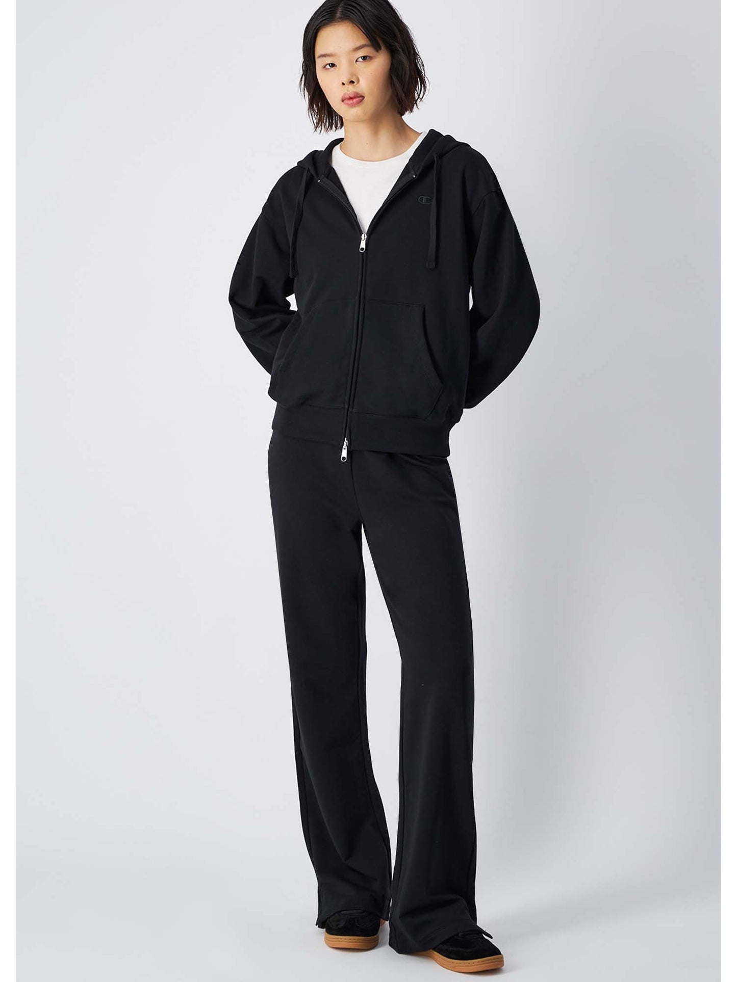 PANTALONE FLARE CHAMPION DONNA NERO