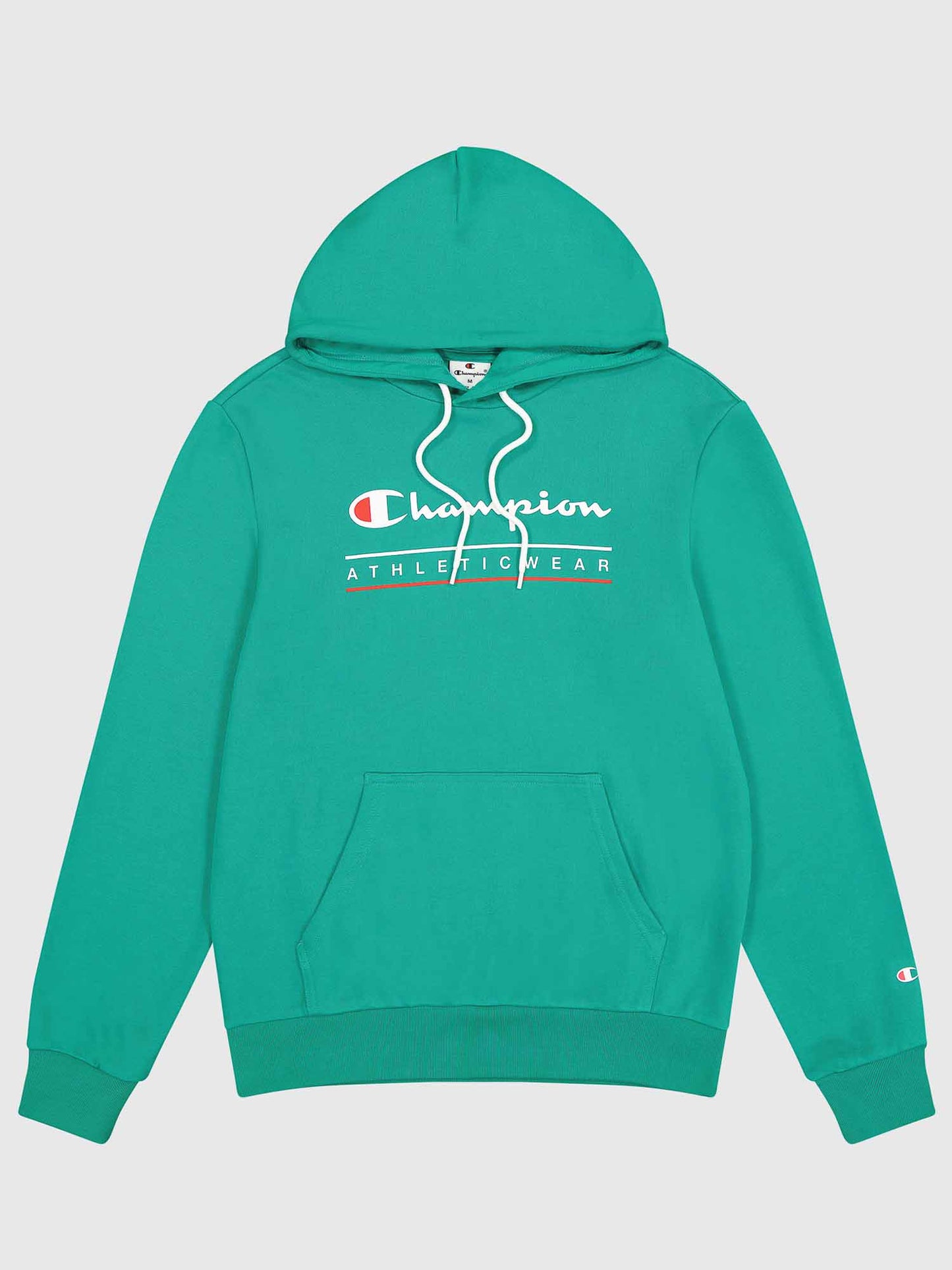 FELPA CON CAPPUCCIO CHAMPION UOMO VERDE