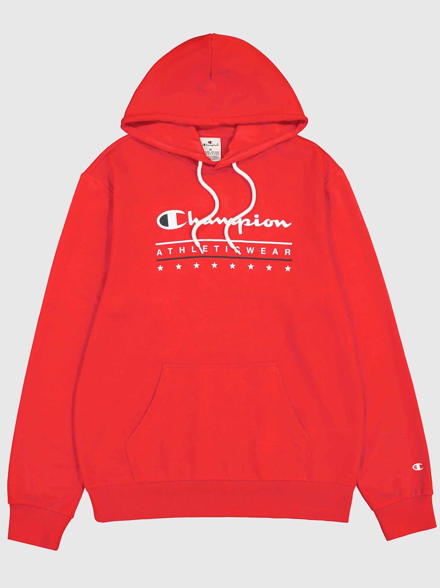 FELPA CON CAPPUCCIO CHAMPION UOMO ROSSO