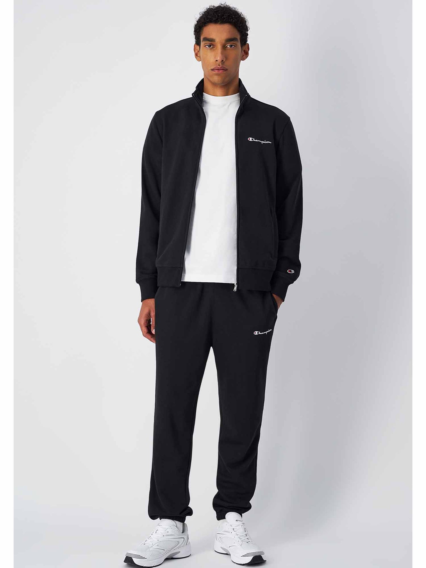 FELPA CON ZIP CHAMPION UOMO NERO