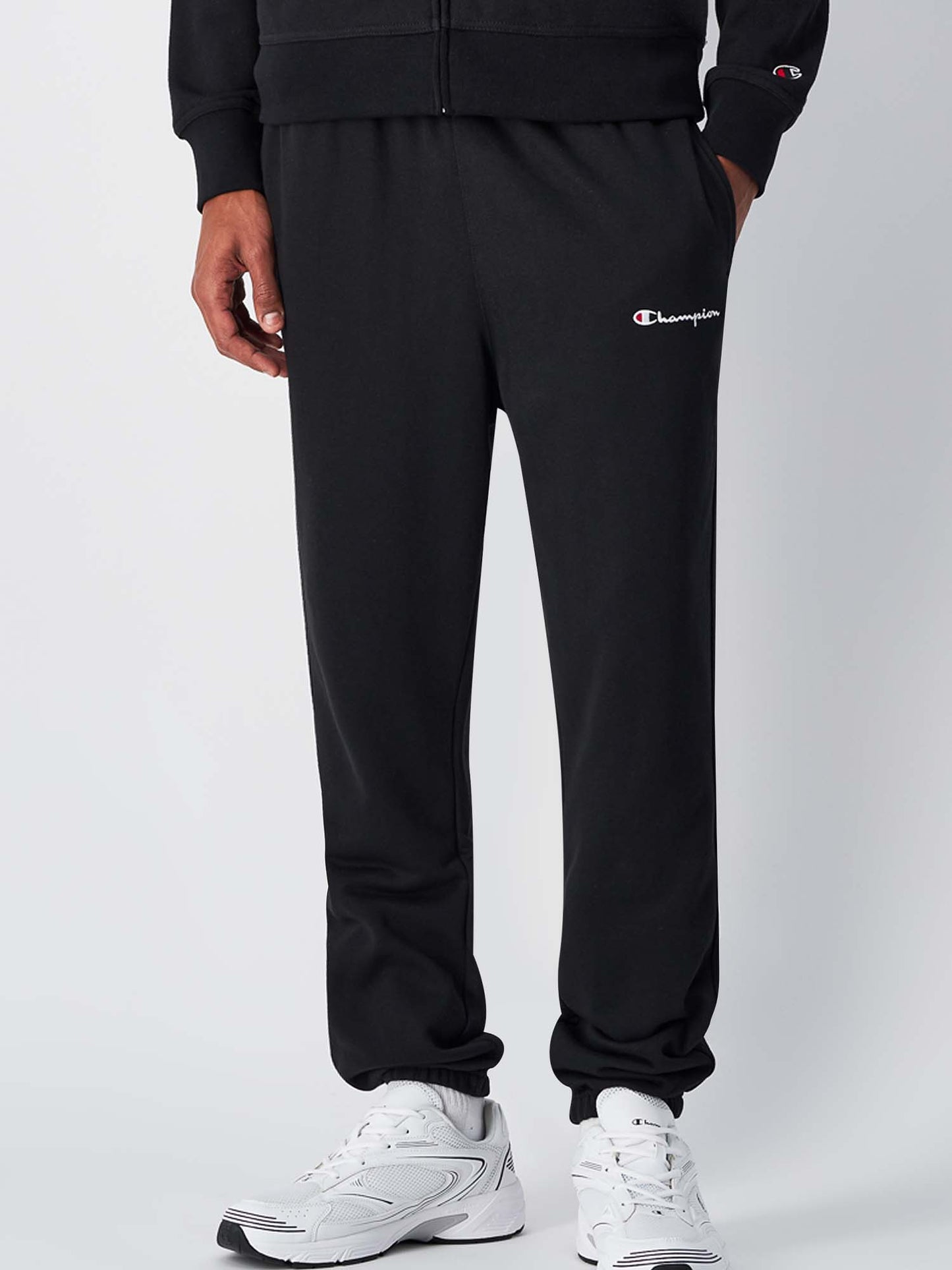 PANTALONE JOGGERS CON ELASTICO CHAMPION UOMO NERO