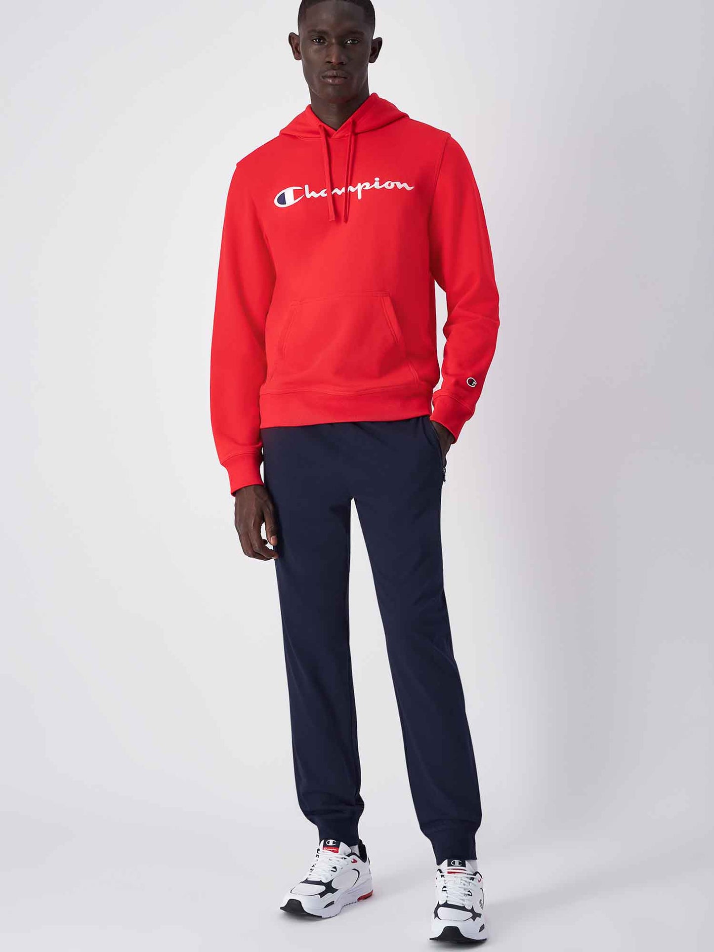 Pantalone zipje Champion da uomo blu per un comfort casual