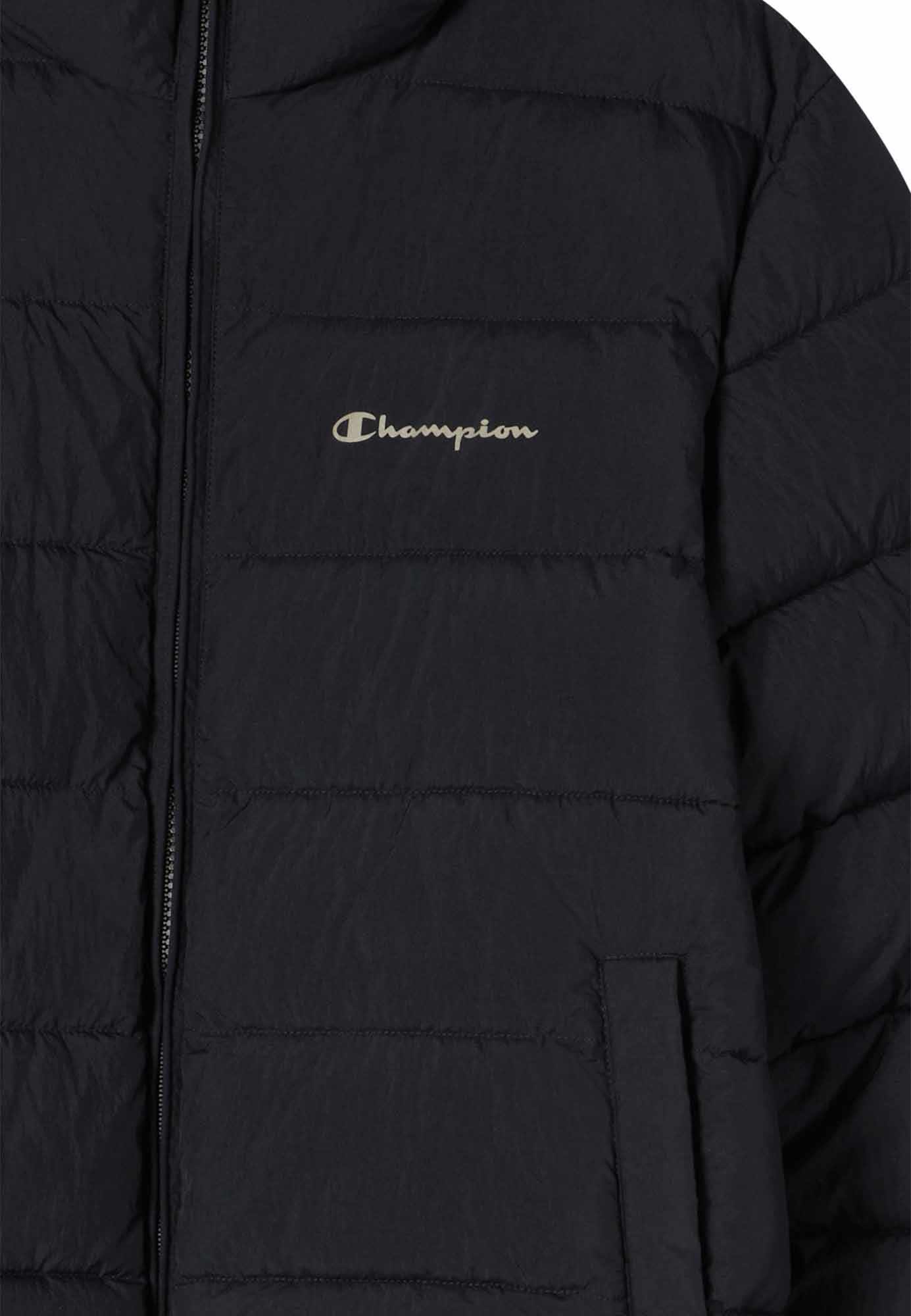 Champion 221548 KK001, giubbino da uomo nero