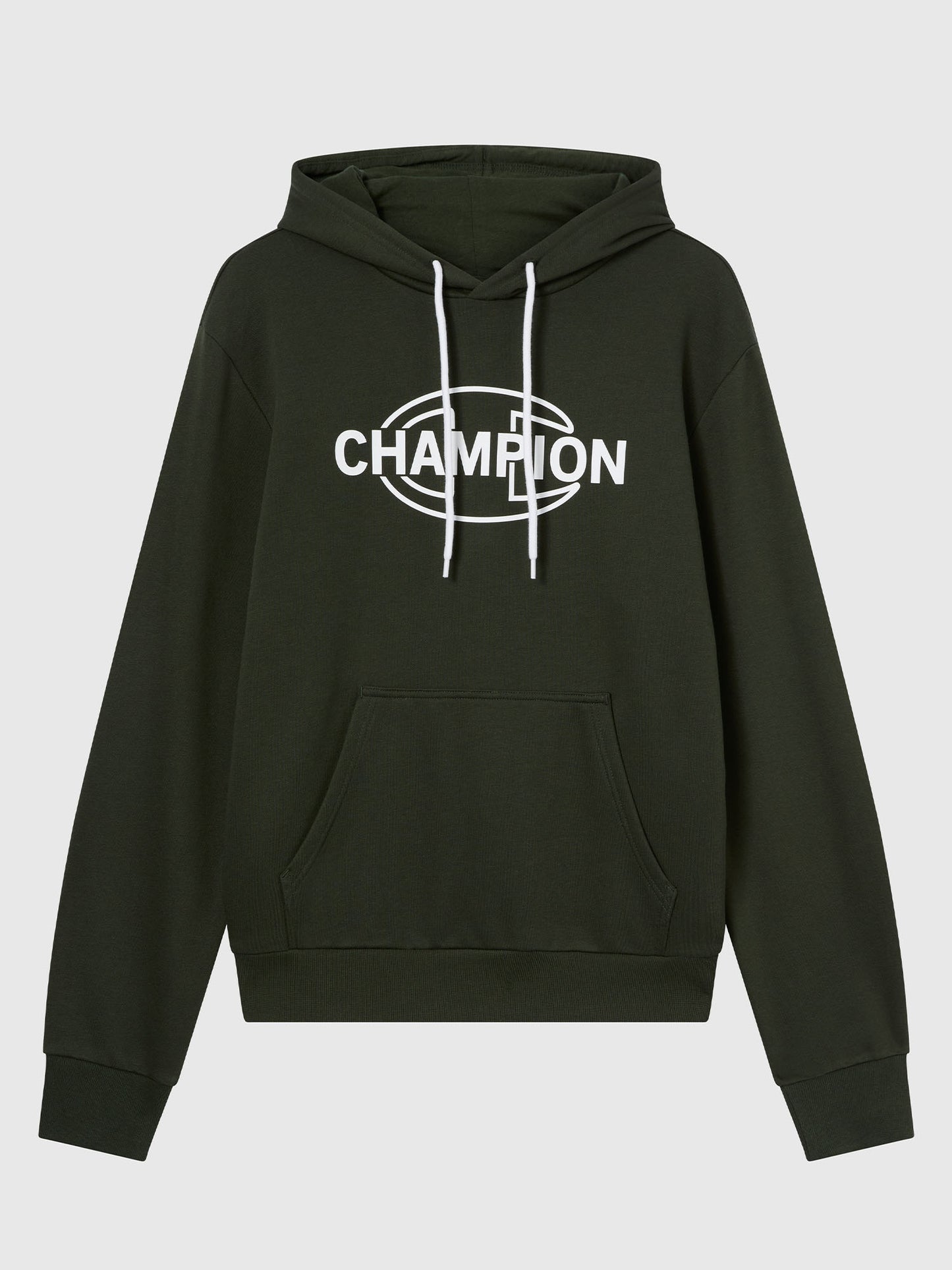 FELPA CON CAPPUCCIO CHAMPION DA UOMO VERDE