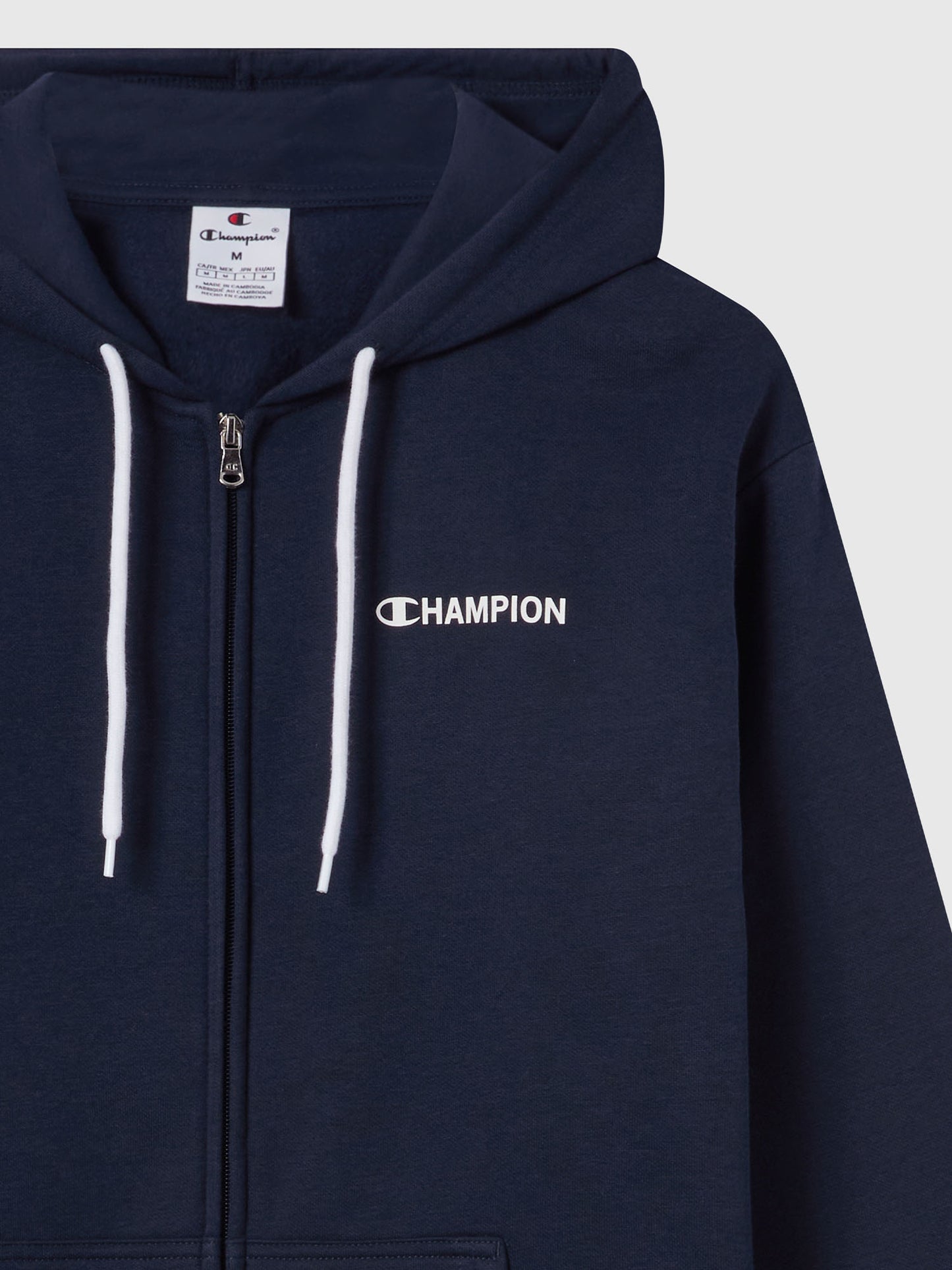 FELPA FULL ZIP CHAMPION DA UOMO BLU