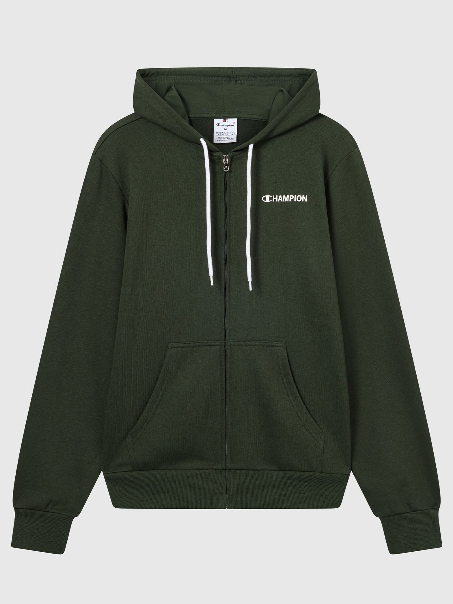 FELPA FULL ZIP CHAMPION DA UOMO VERDE