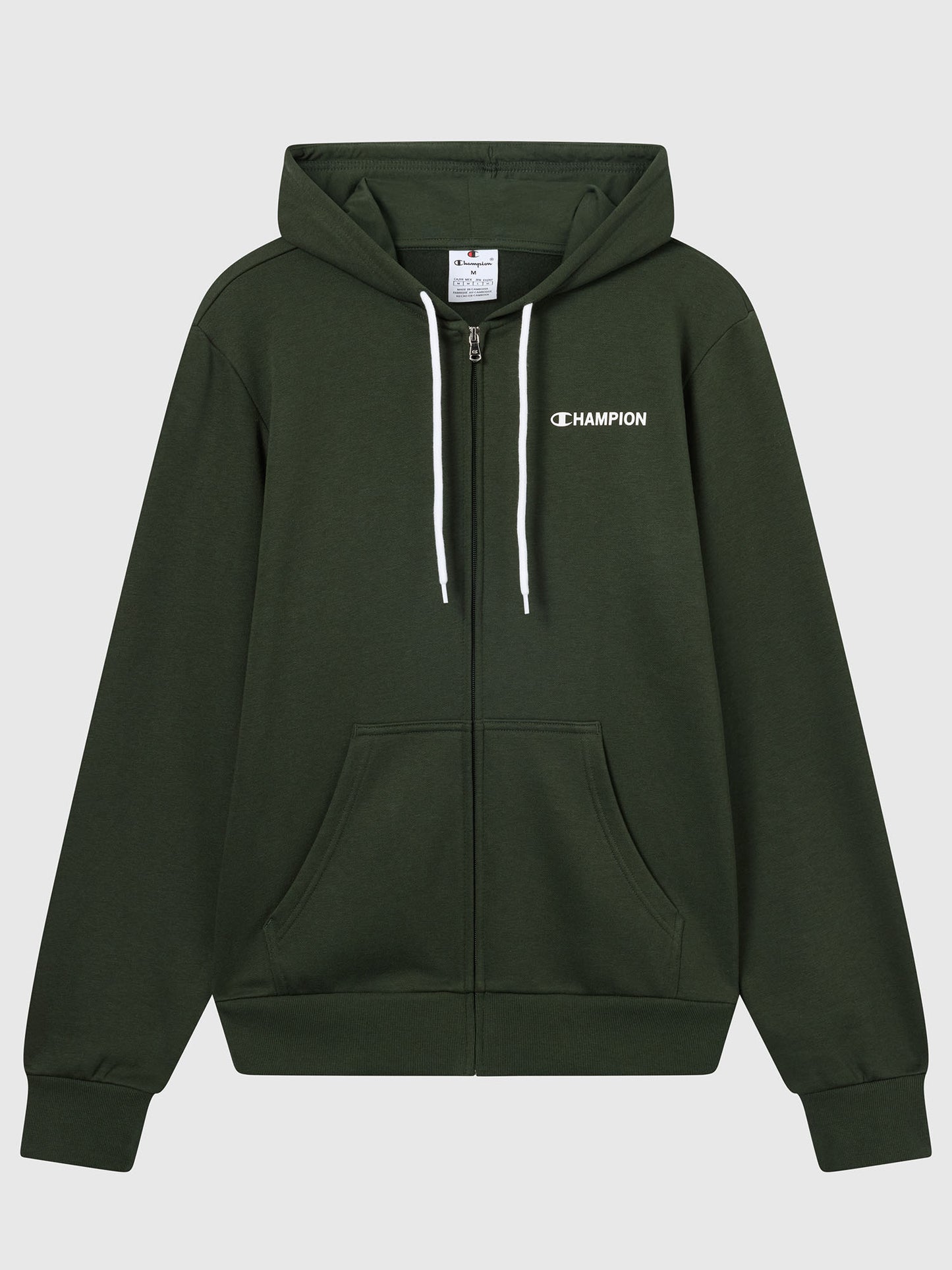 FELPA FULL ZIP CHAMPION DA UOMO VERDE