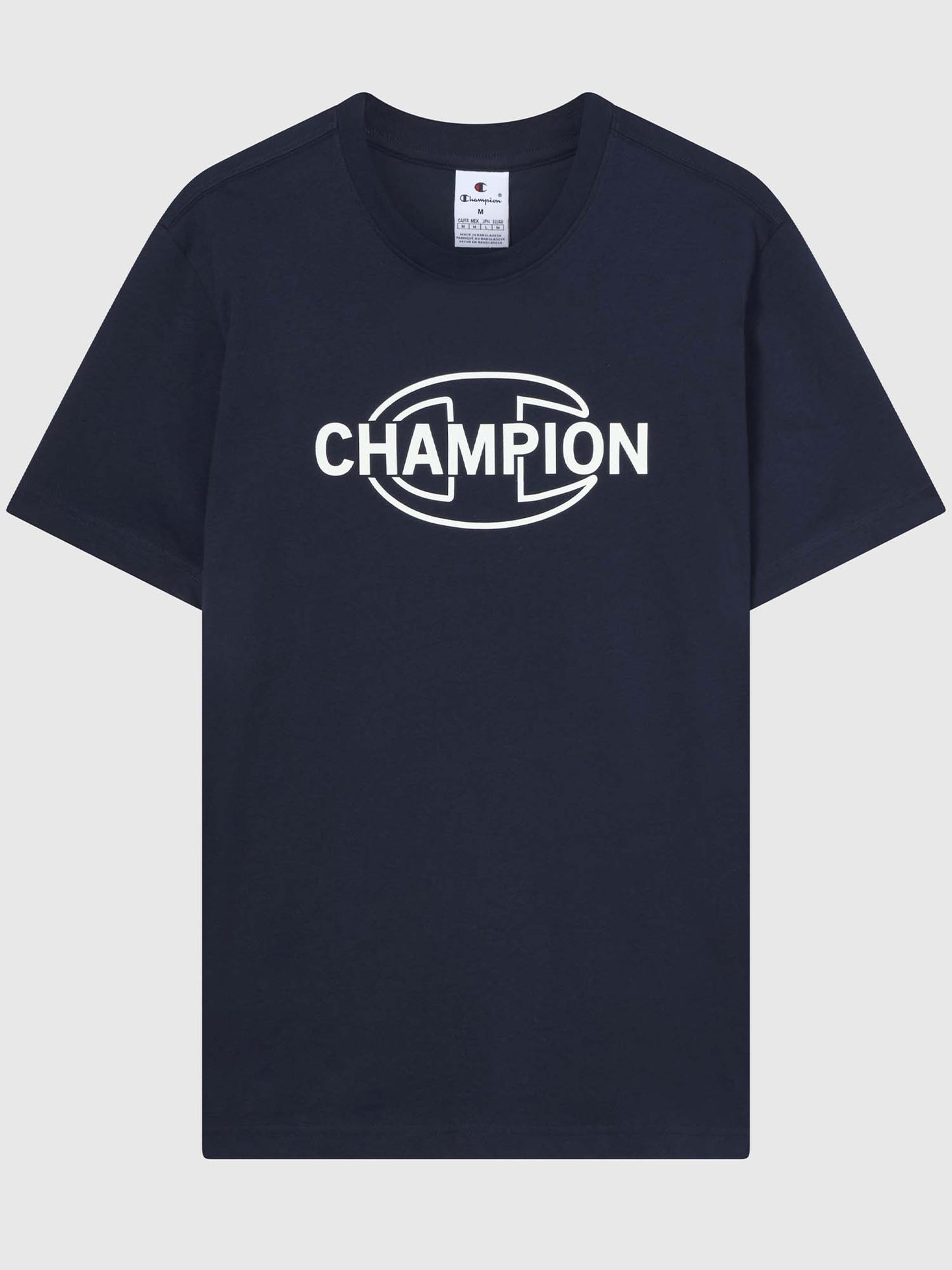 T-SHIRT GIROCOLLO CHAMPION DA UOMO BLU