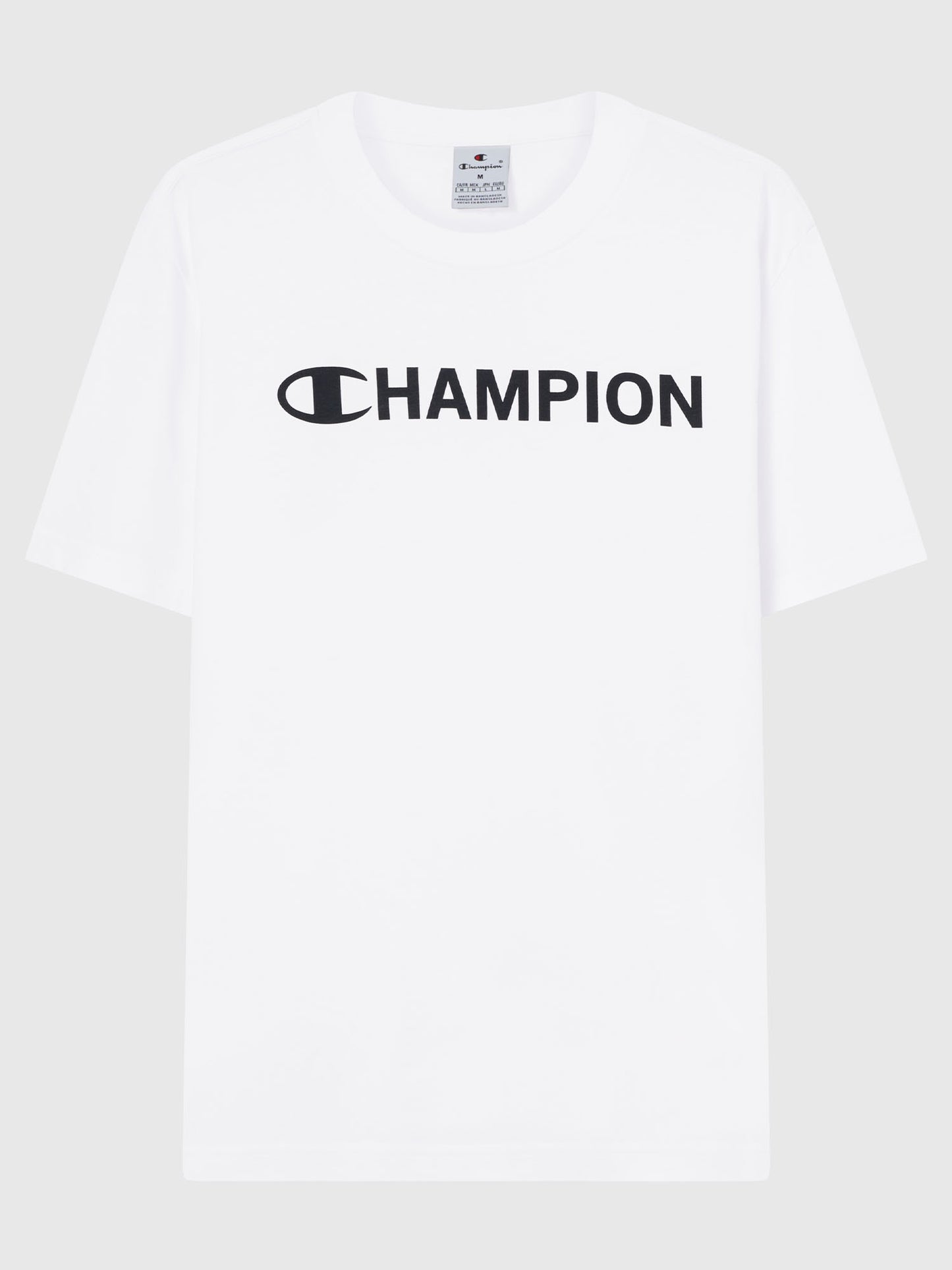 T-SHIRT GIROCOLLO CHAMPION DA UOMO BIANCO