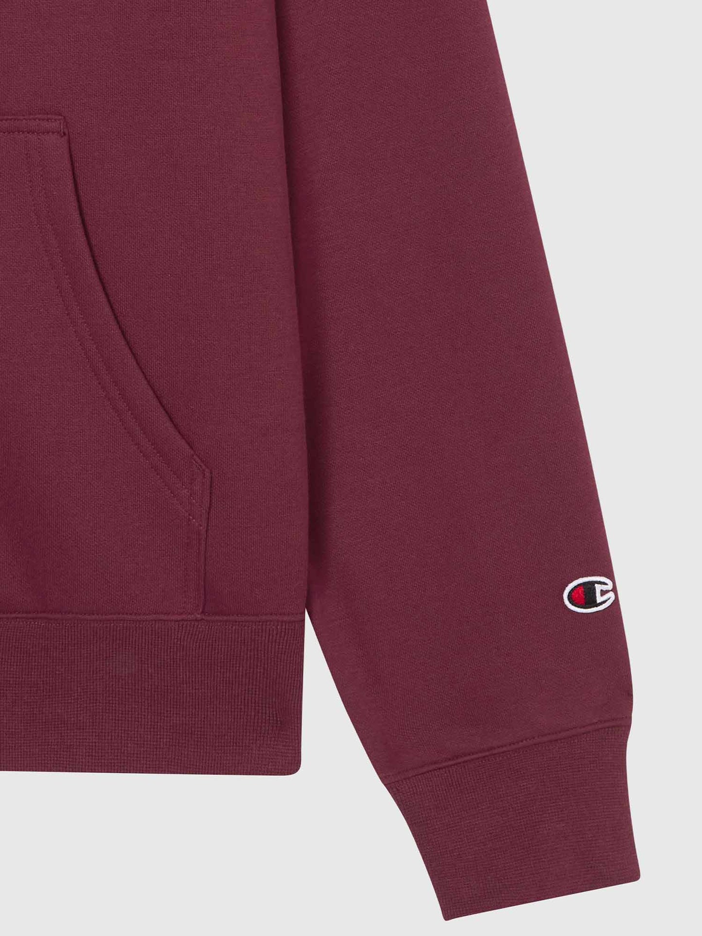 TUTA CON CAPPUCCIO FULL ZIP CHAMPION DA UOMO BORDEAUX