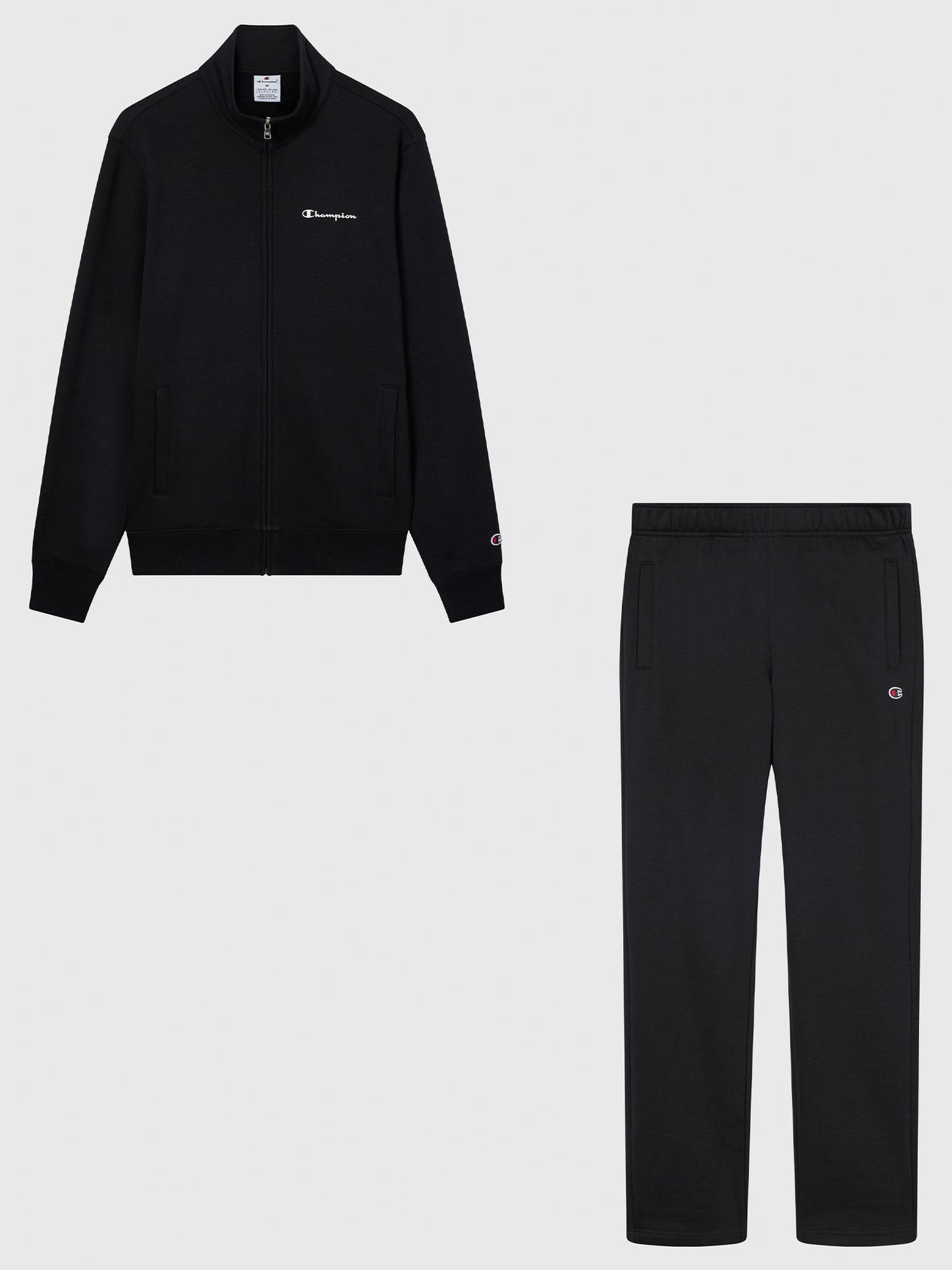 TUTA FULL ZIP CHAMPION DA UOMO NERO