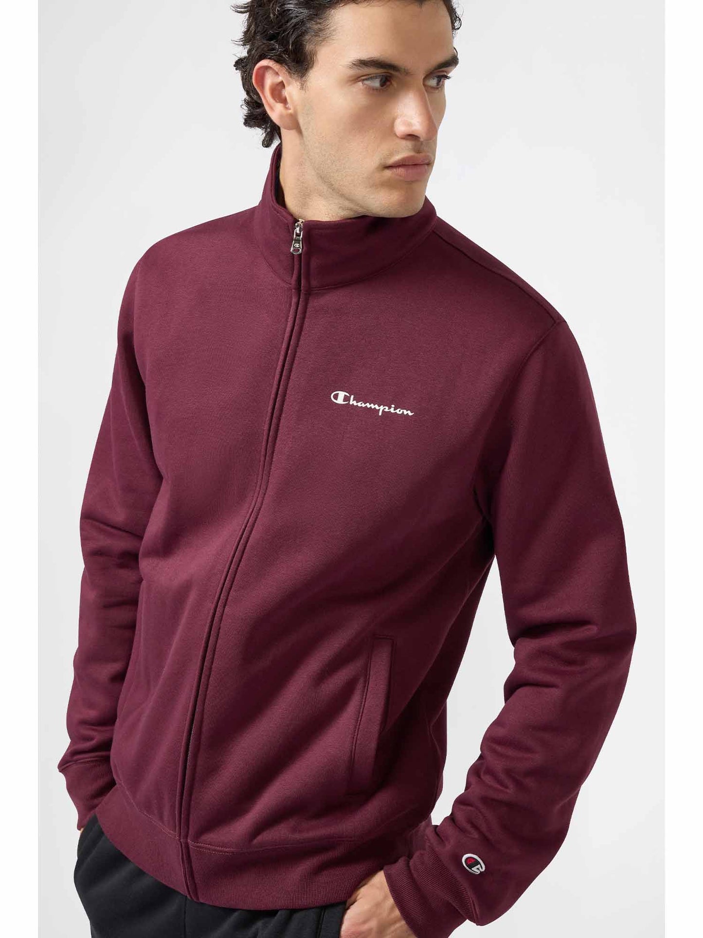 TUTA FULL ZIP CHAMPION DA UOMO BORDEAUX
