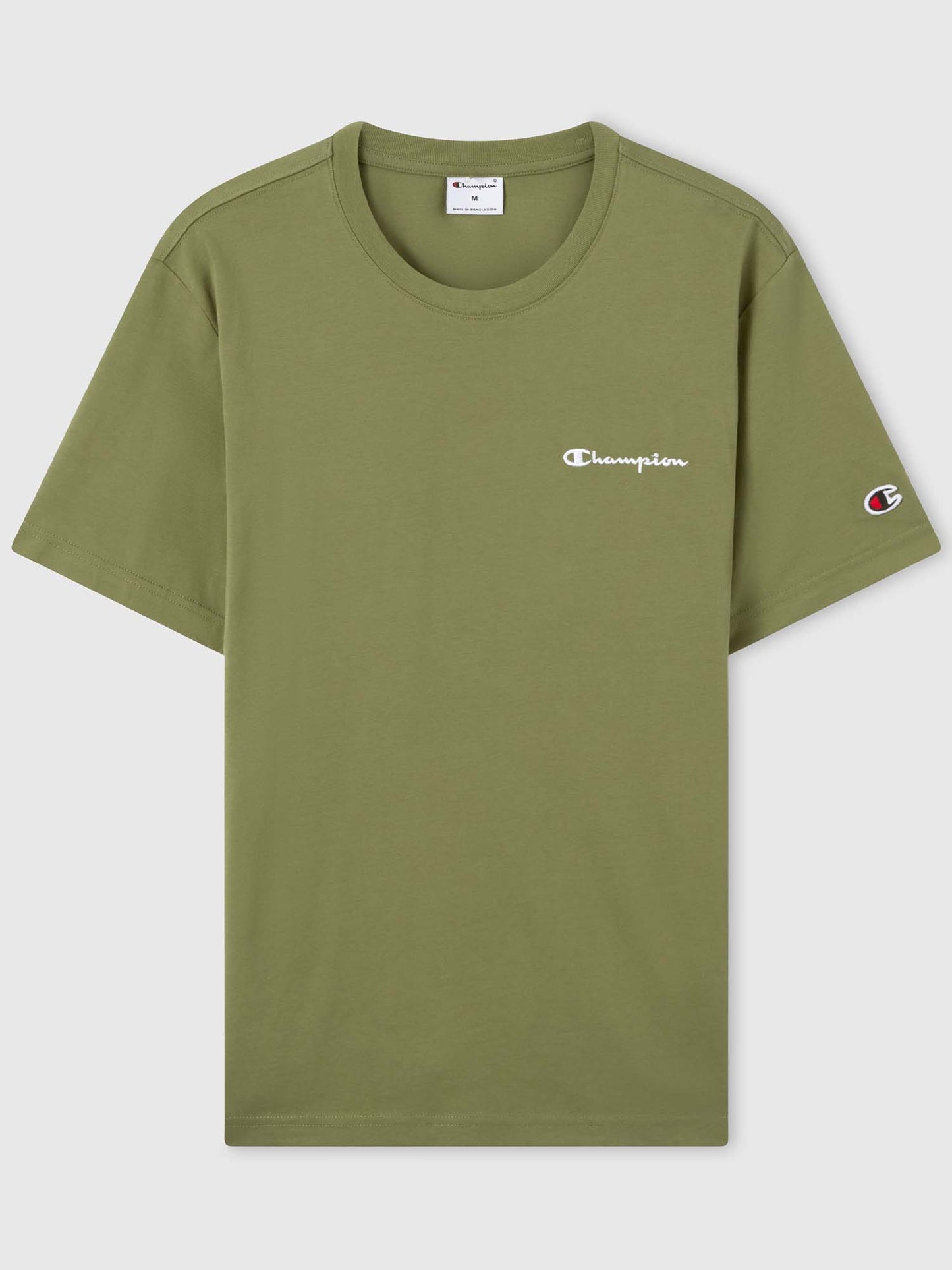 T-shirt maniche corte Champion Uomo in cotone verde