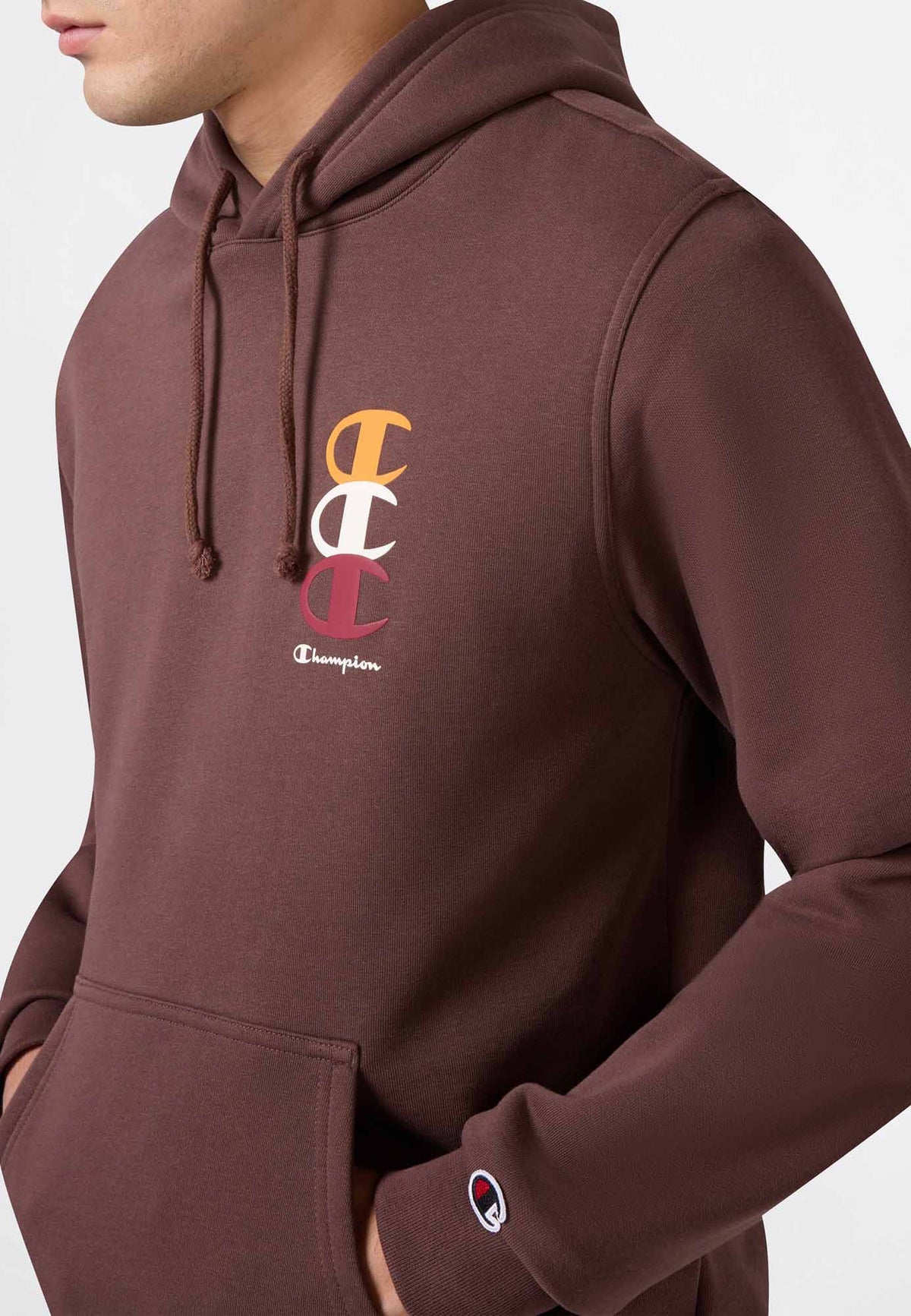 Champion felpa fl da uomo marrone