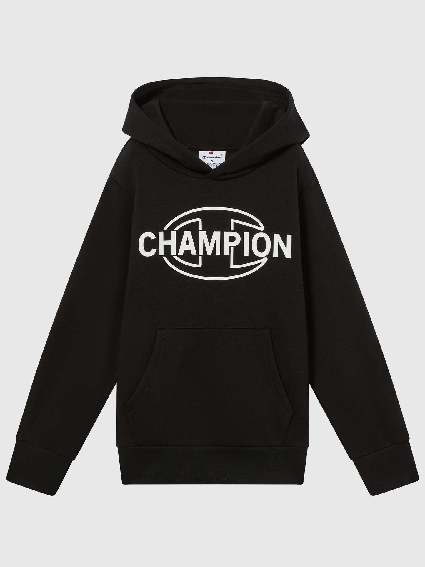 FELPA CON CAPPUCCIO CHAMPION DA BAMBINO NERO