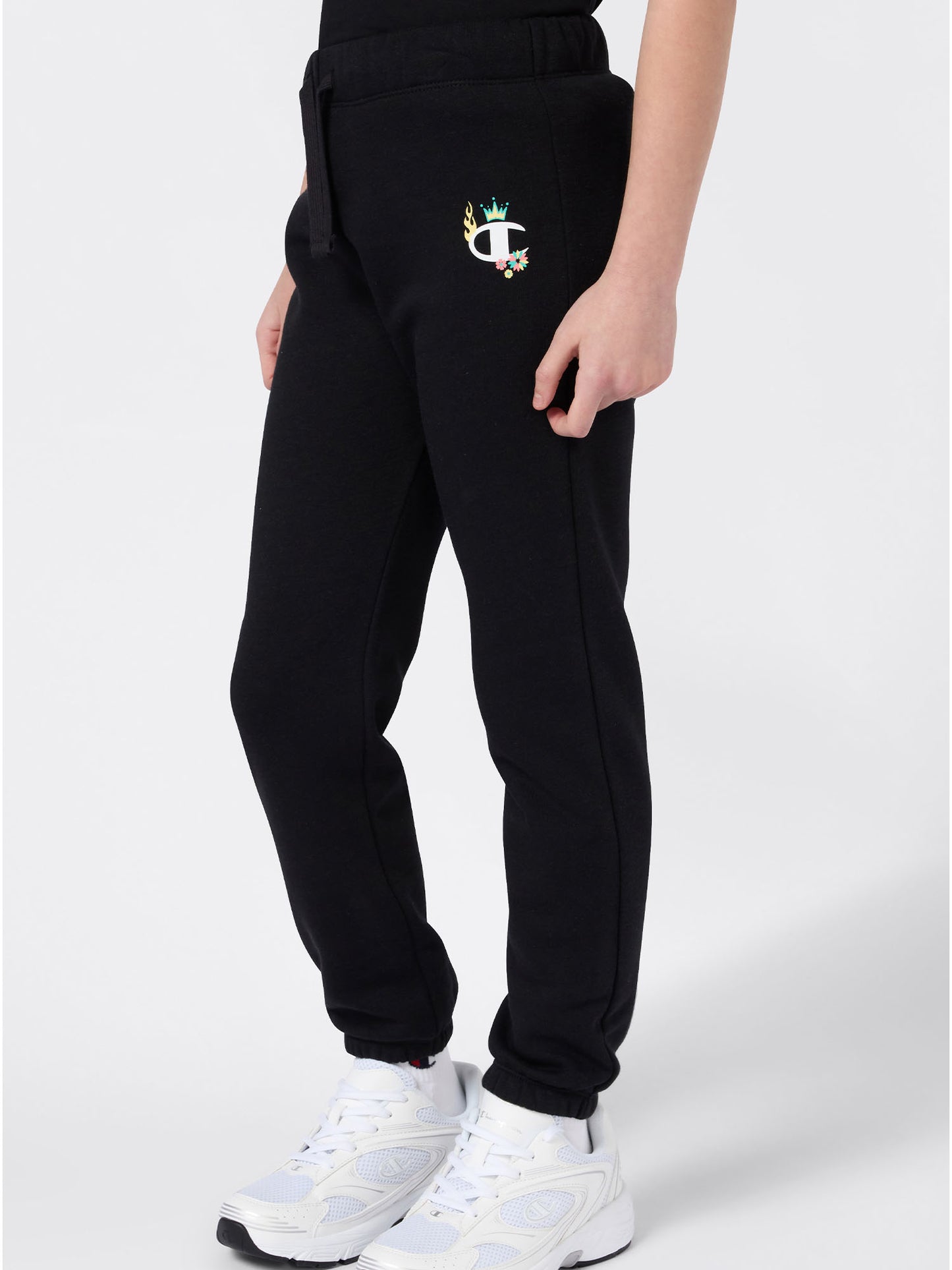 PANTALONE SPORTIVO CHAMPION DA BAMBINA NERO