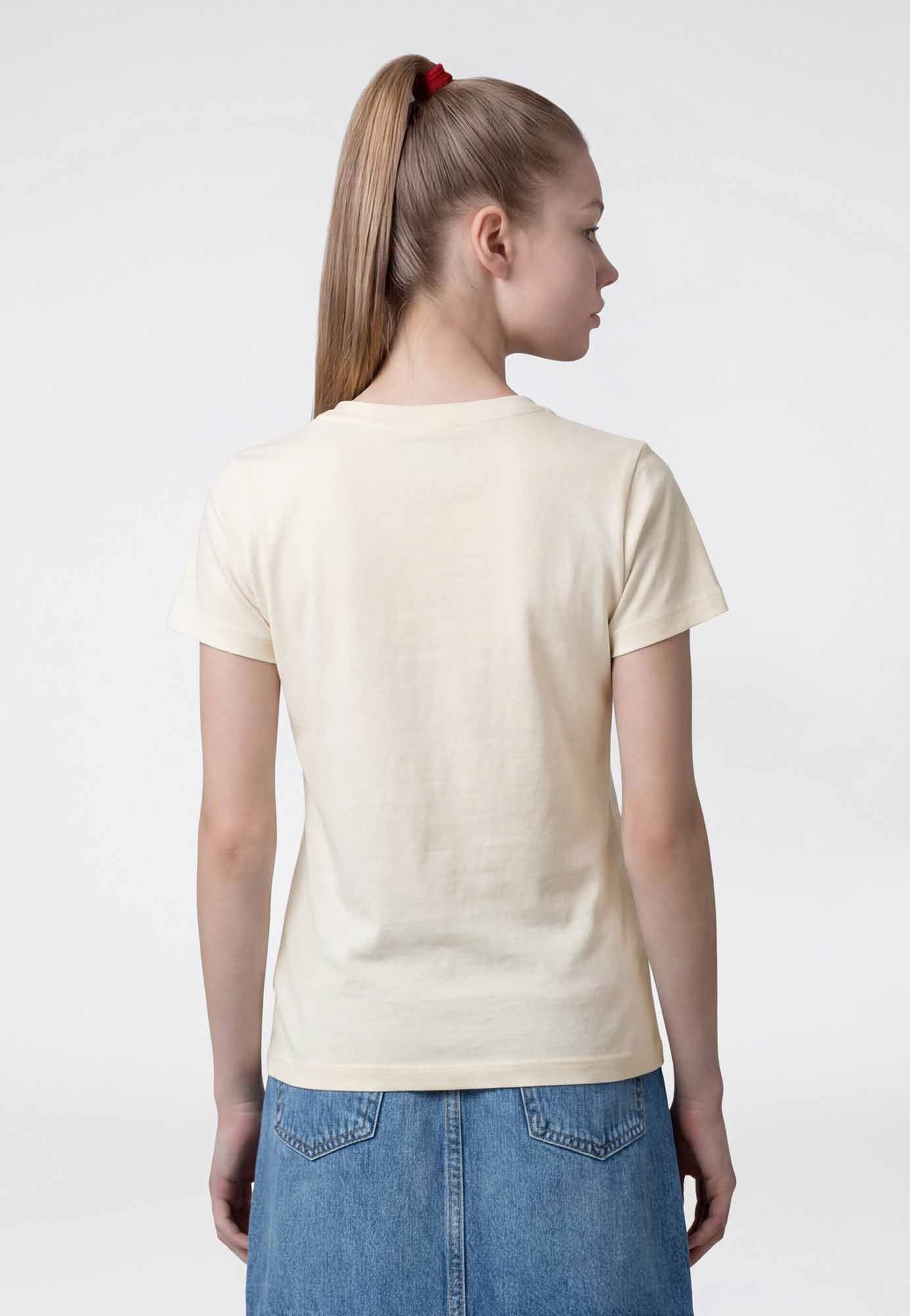 Champion G., t-shirt a maniche lunghe Unisex bambino crema