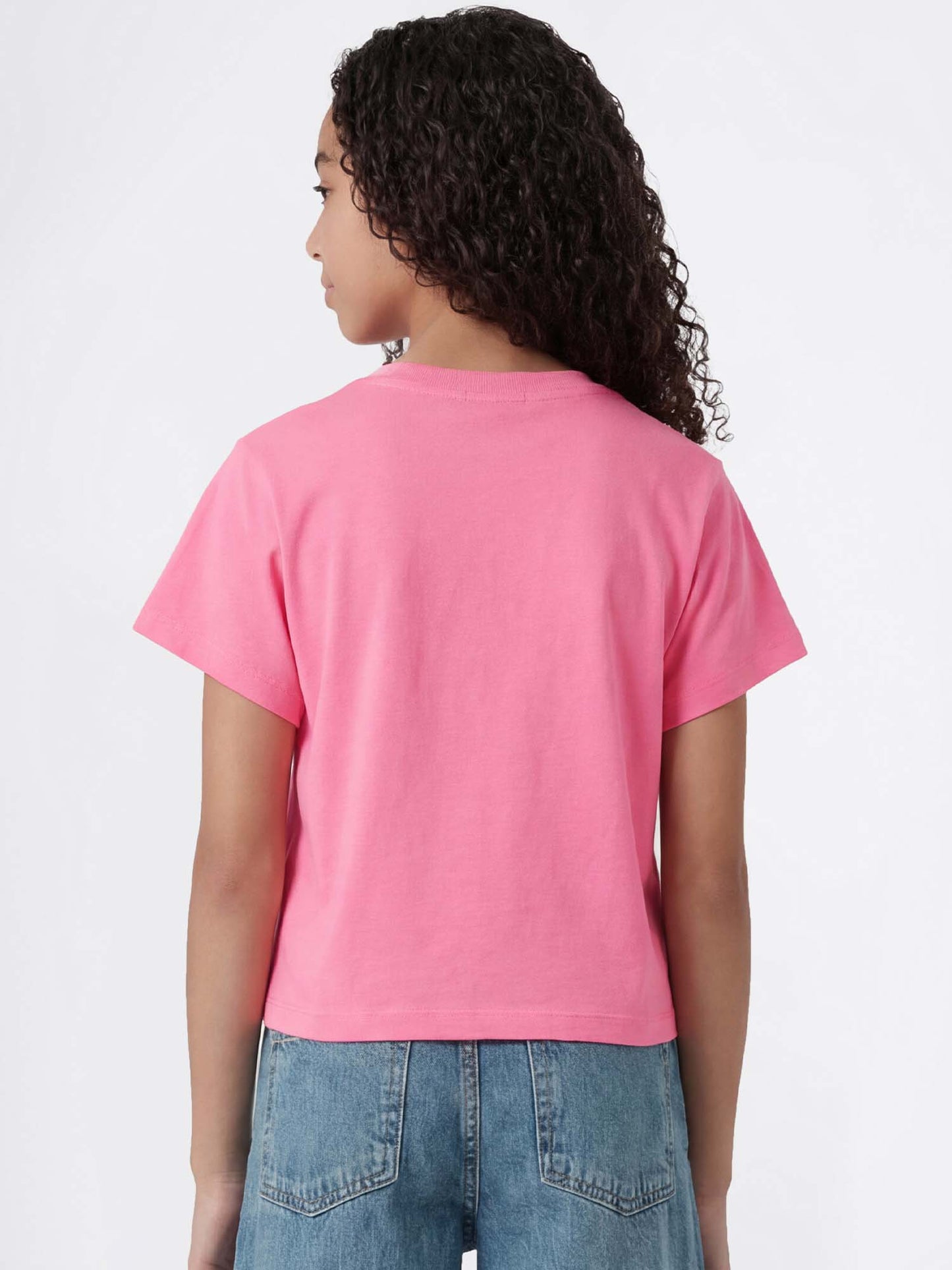 T-shirt maniche corte Champion rosa per bambino unisex