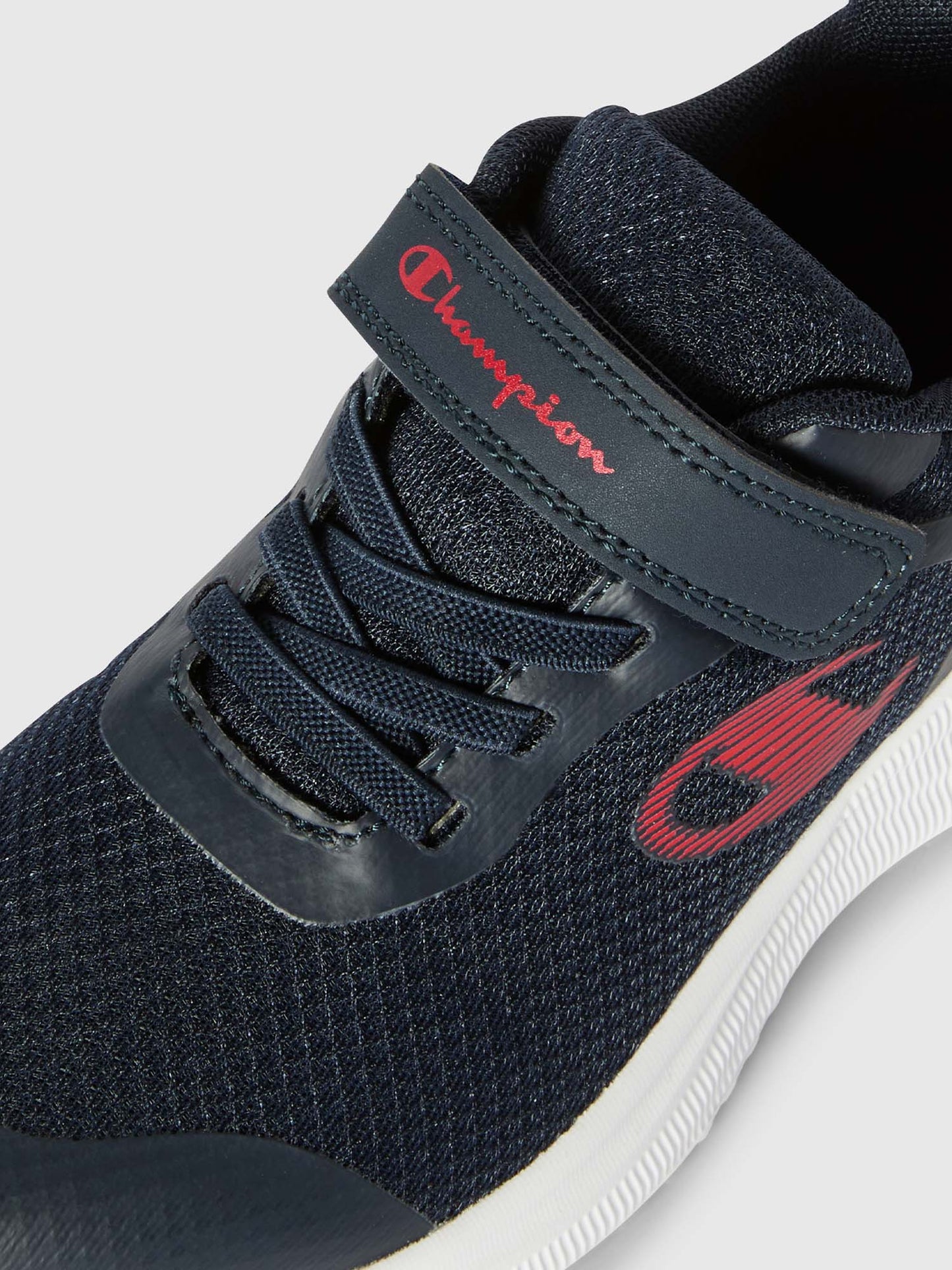 SNEAKERS CON STRAP SYPHON CHAMPION BAMBINO NERO