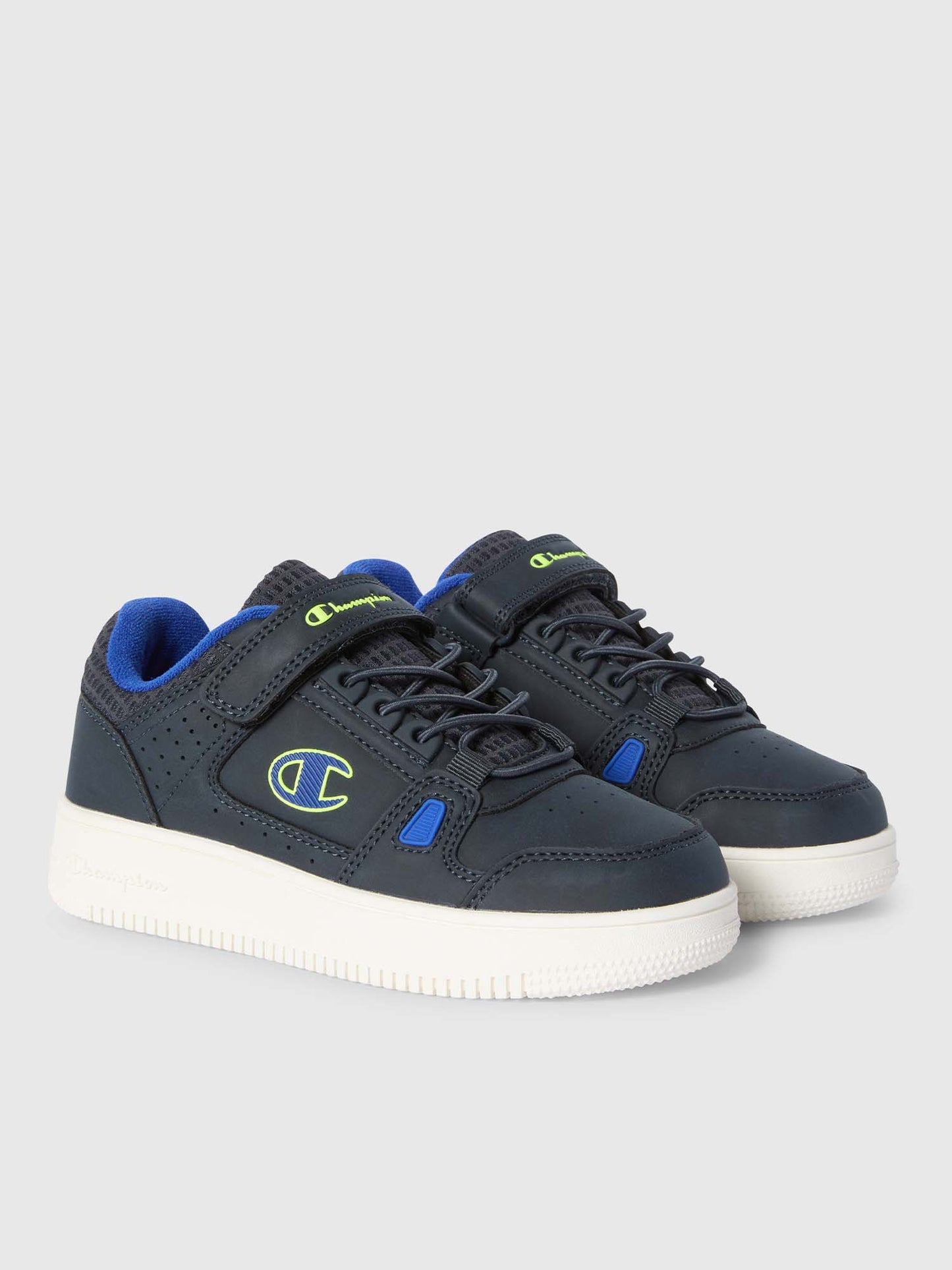 SNEAKERS CON STRAP RD18 CHAMPION BAMBINO BLU