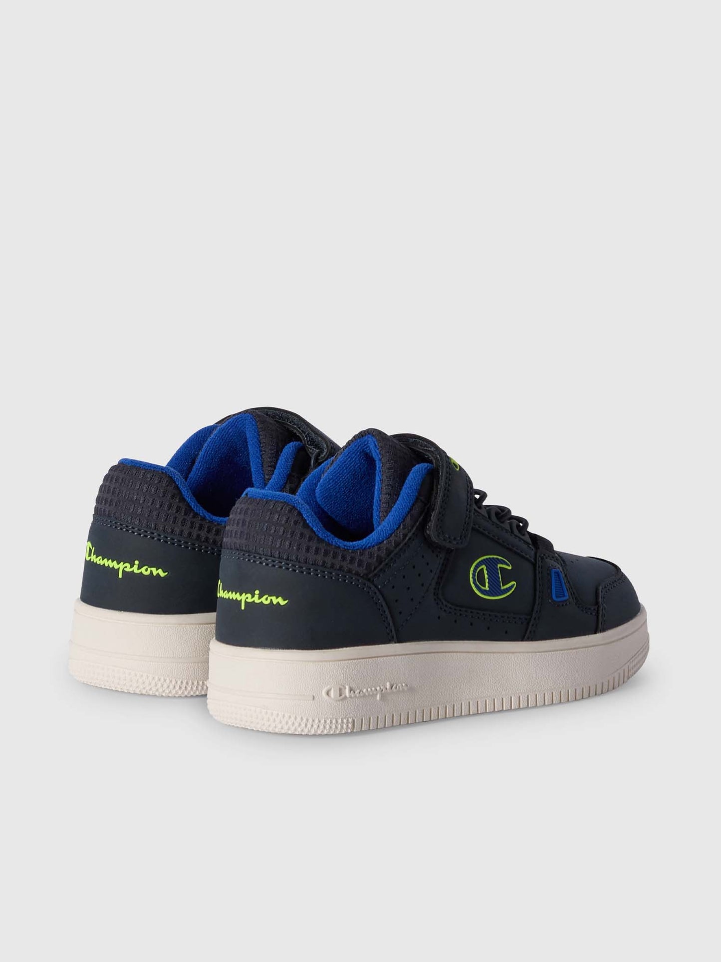 SNEAKERS CON STRAP RD18 CHAMPION BAMBINO BLU